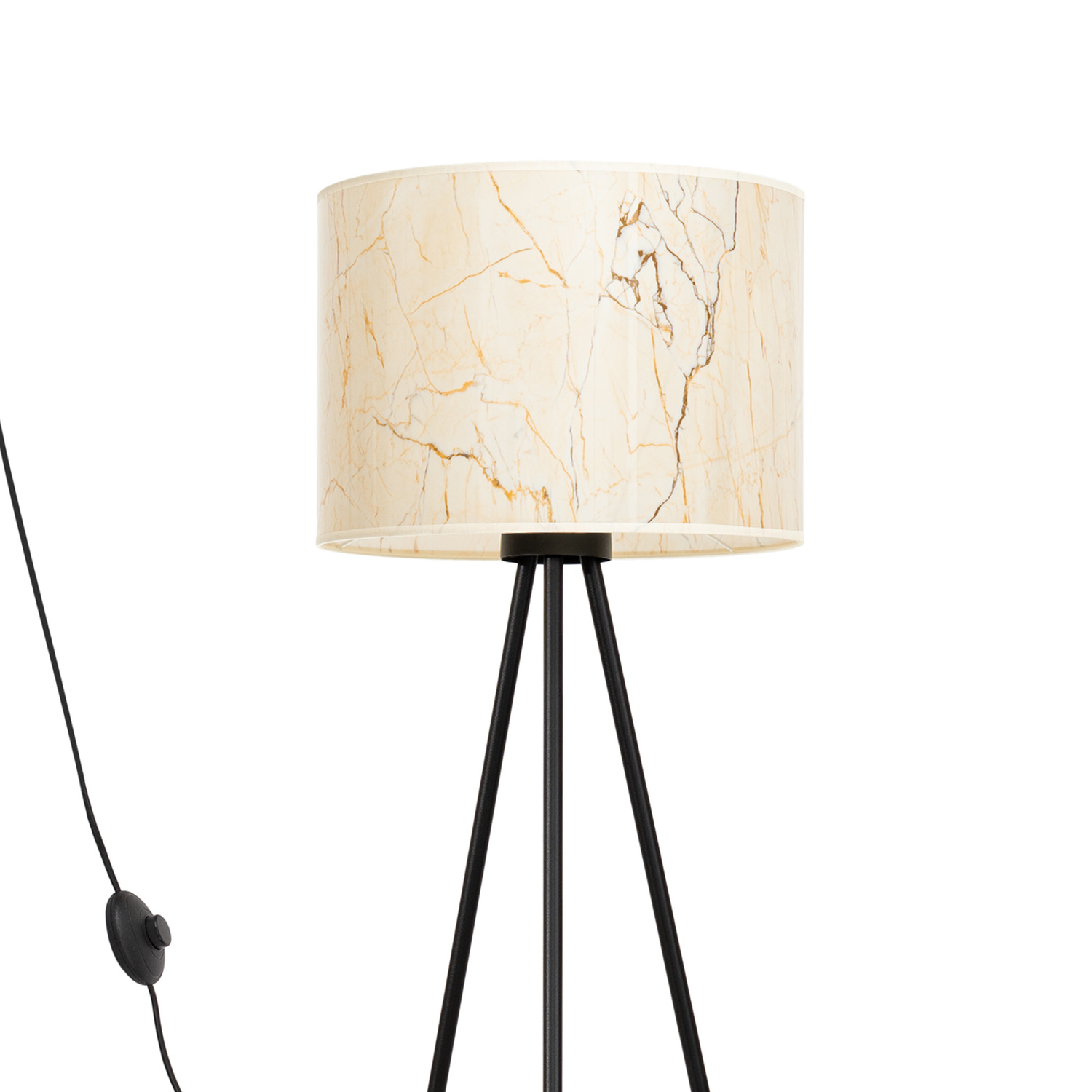 Beige marmor/sort - Billede 4