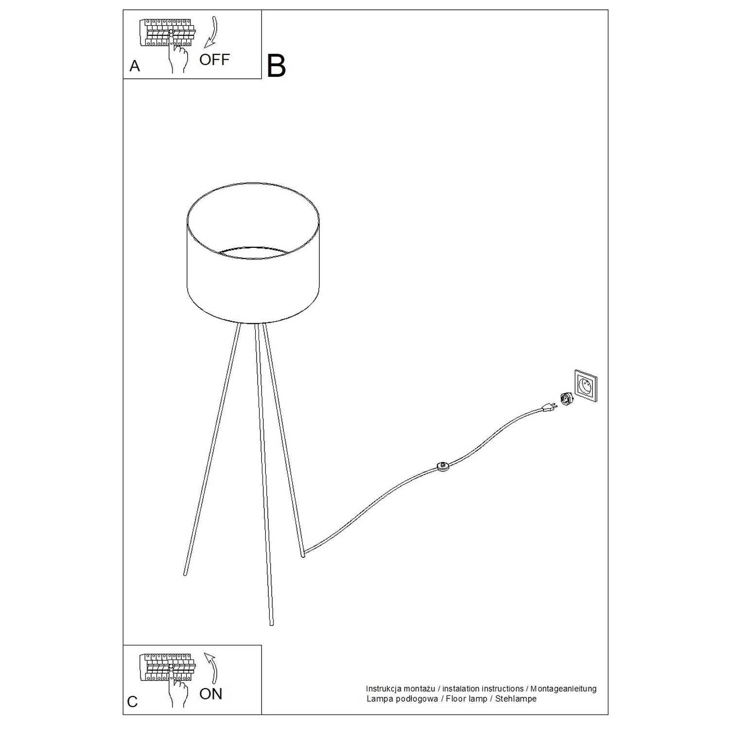 Beige marmor/sort - Billede 12