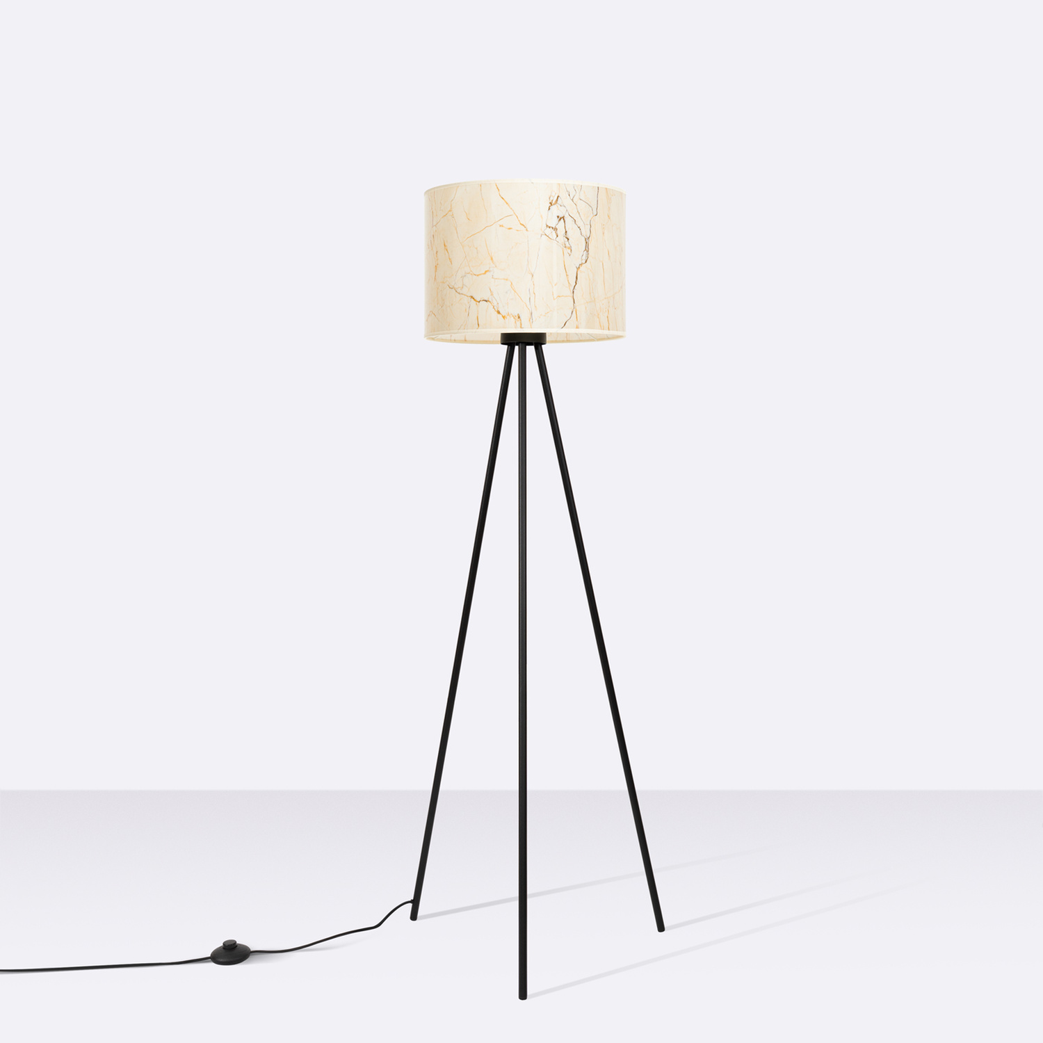 Beige marmor/sort - Billede 3