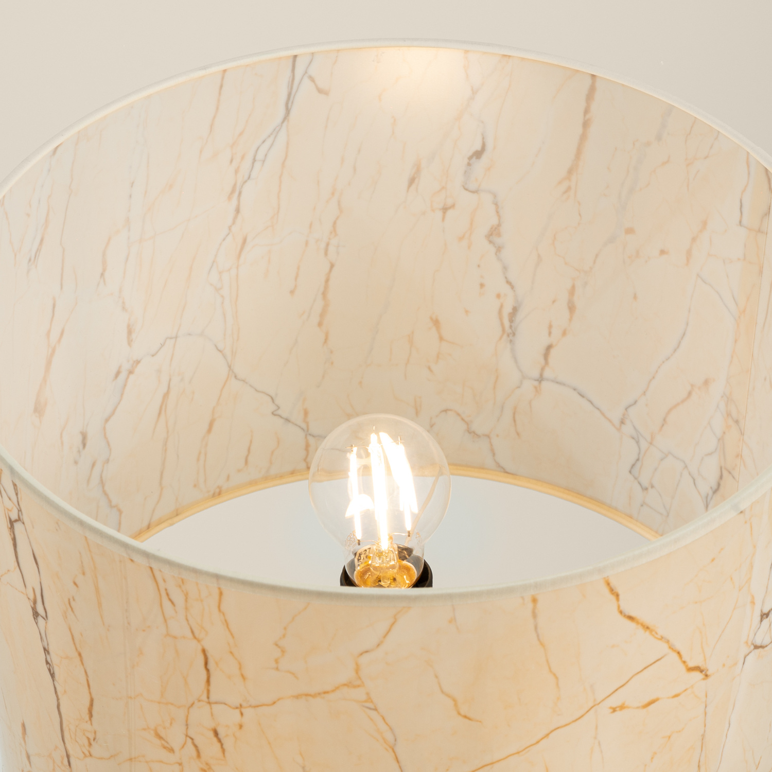 Beige marmor/sort - Billede 5