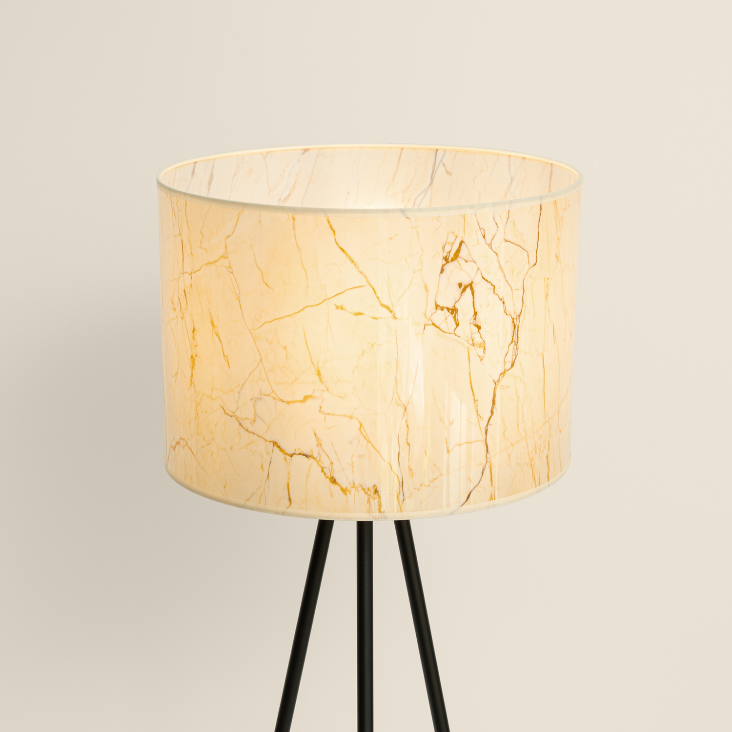 Beige marmor/sort - Billede 6