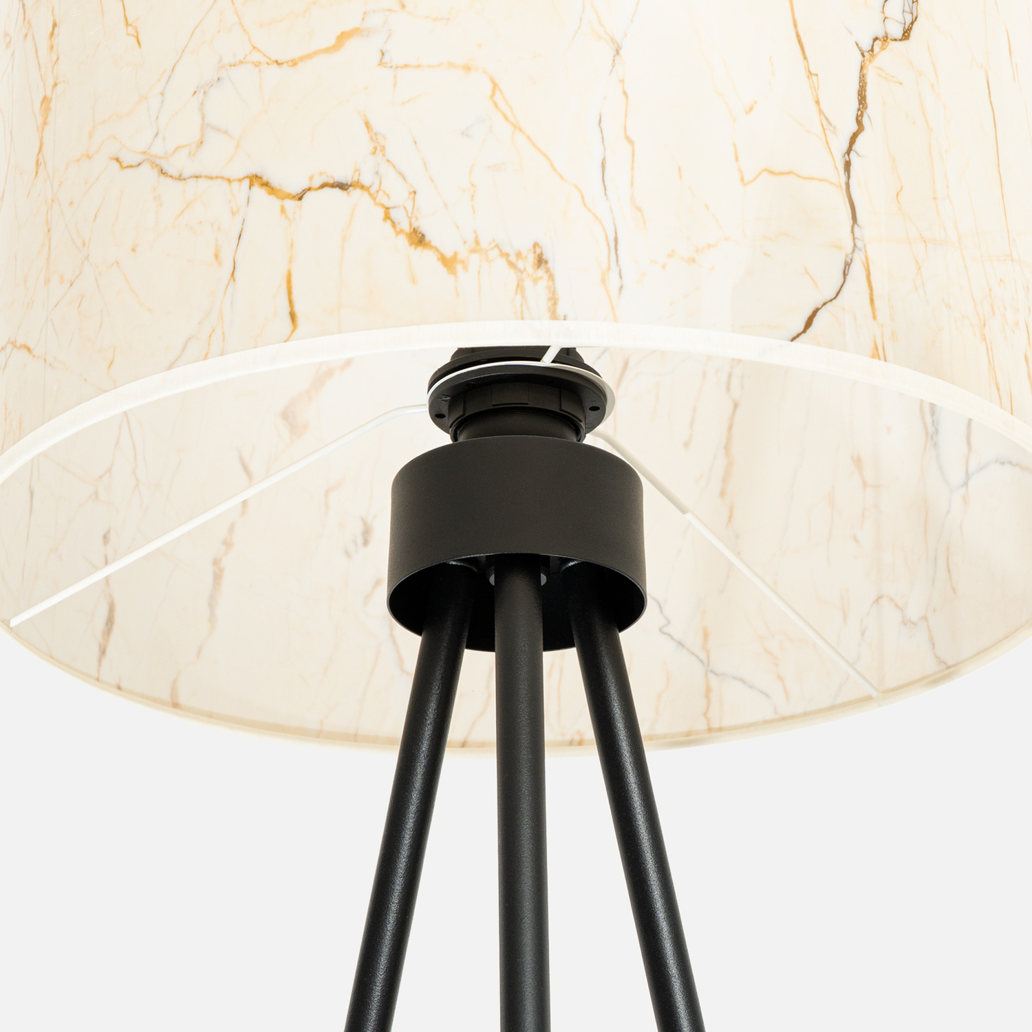 Beige marmor/sort - Billede 7