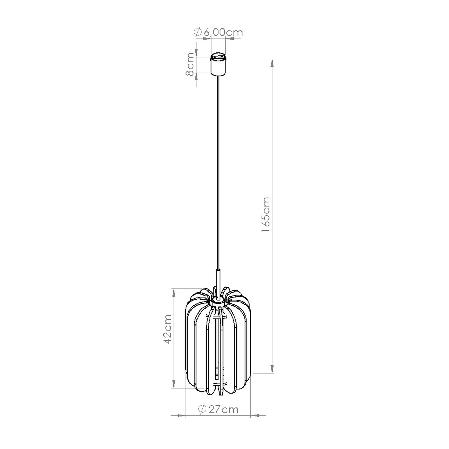 Pendant Lamp Mula 27 Beige - Thumbnail 11