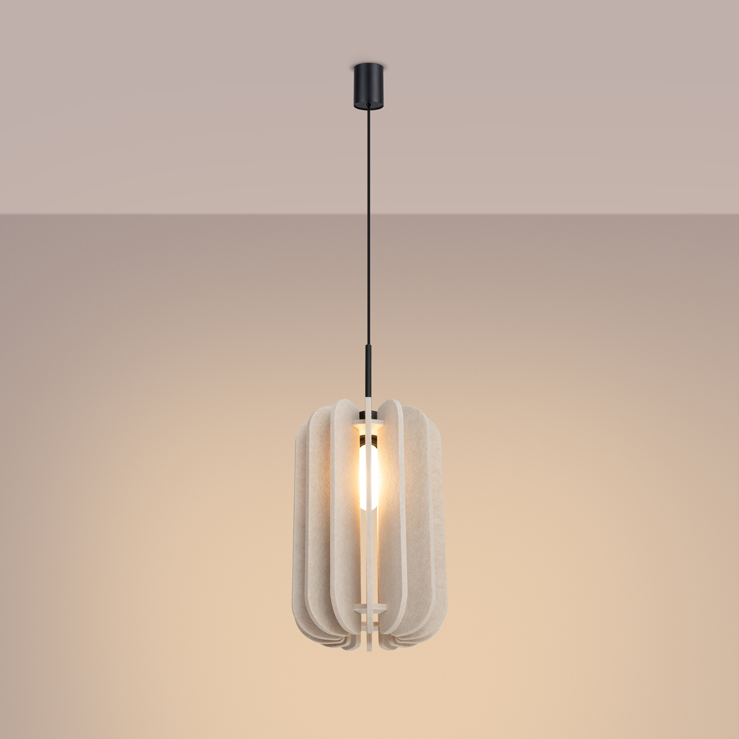 Pendant Lamp Mula 27 Beige - Thumbnail 4
