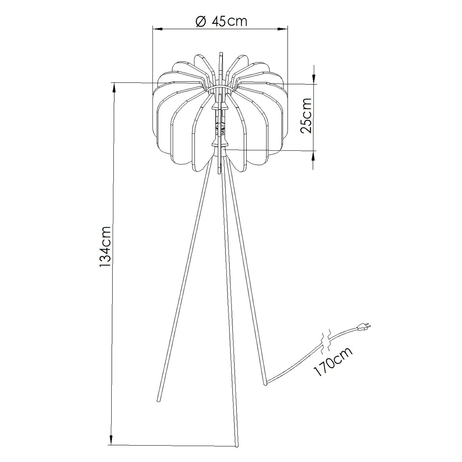 Floor Lamp Mula 45 Yellow - Thumbnail 11