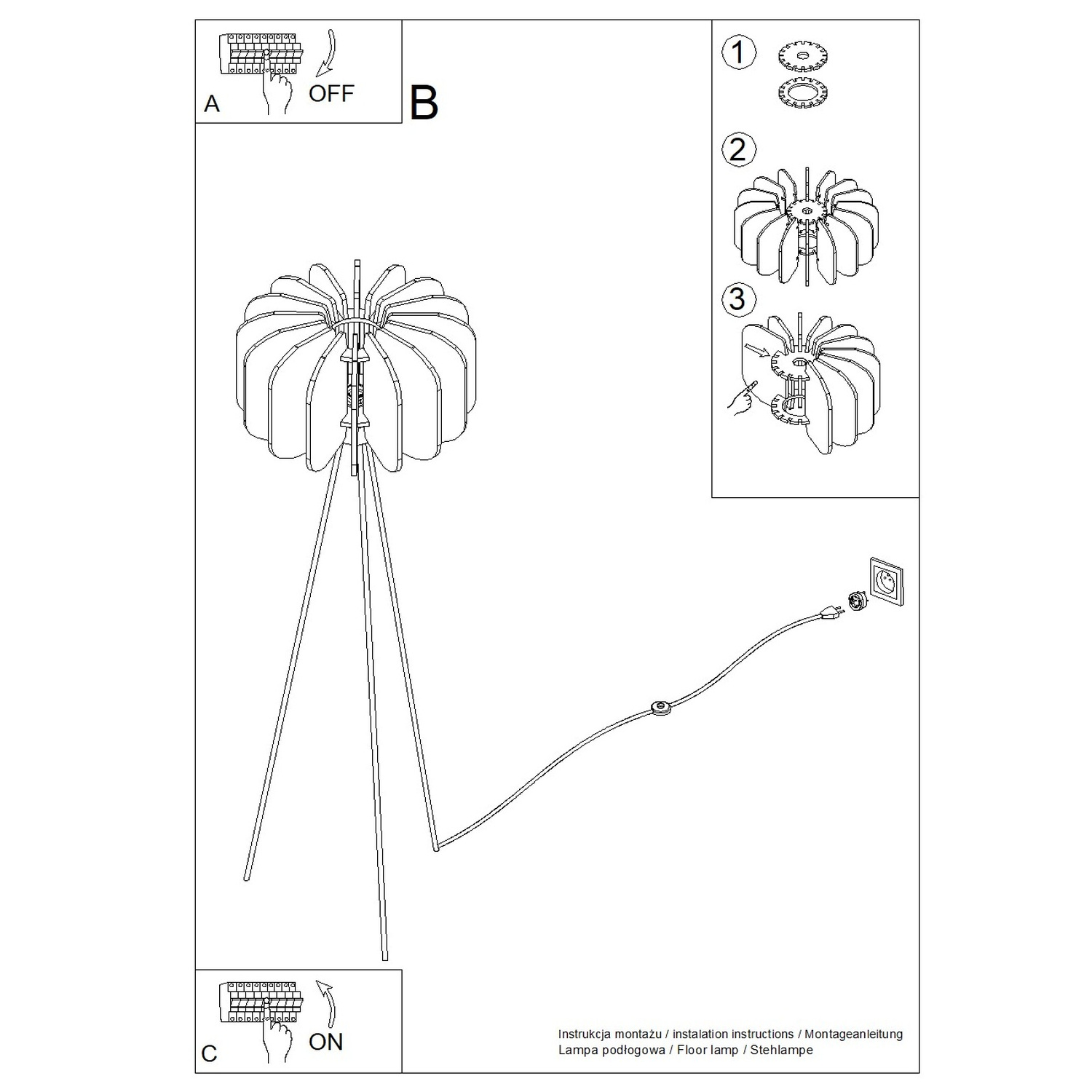 Floor Lamp Mula 45 Yellow - Thumbnail 12