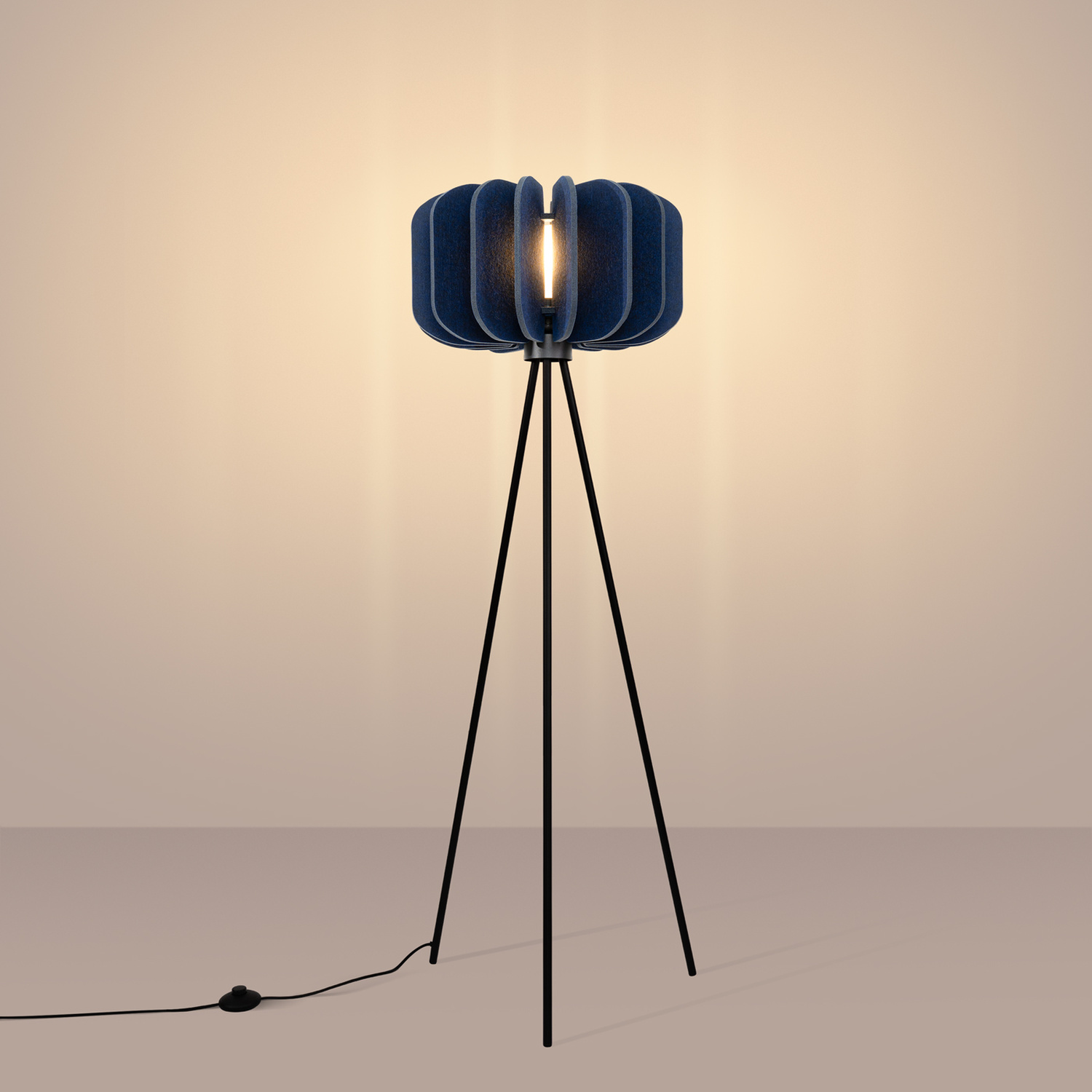 Floor Lamp Mula 45 Navy - Thumbnail 4
