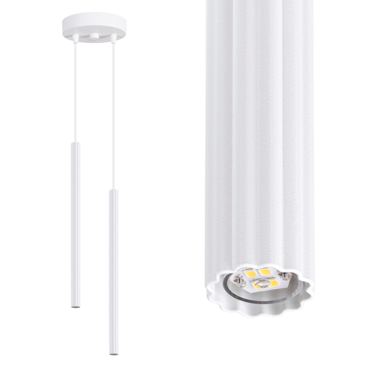 Pendant Lamp Arche 2P White