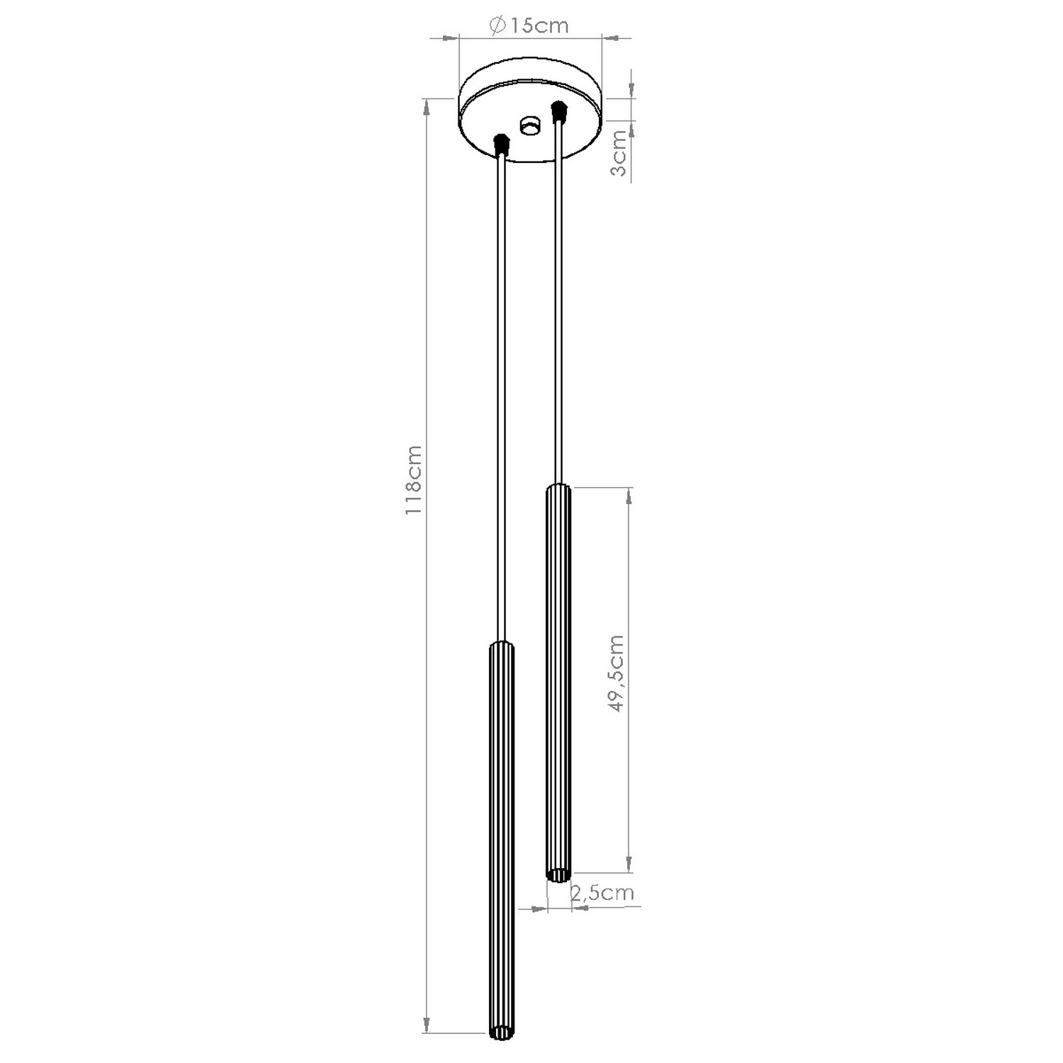 Pendant Lamp Arche 2P White - Thumbnail 11