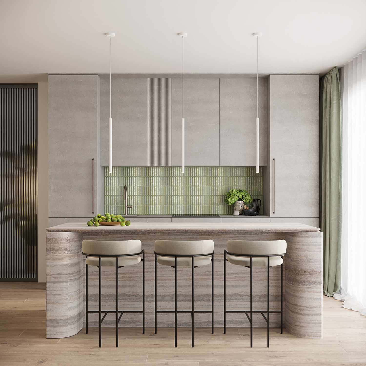 Pendant Lamp Arche 2P White - Thumbnail 13