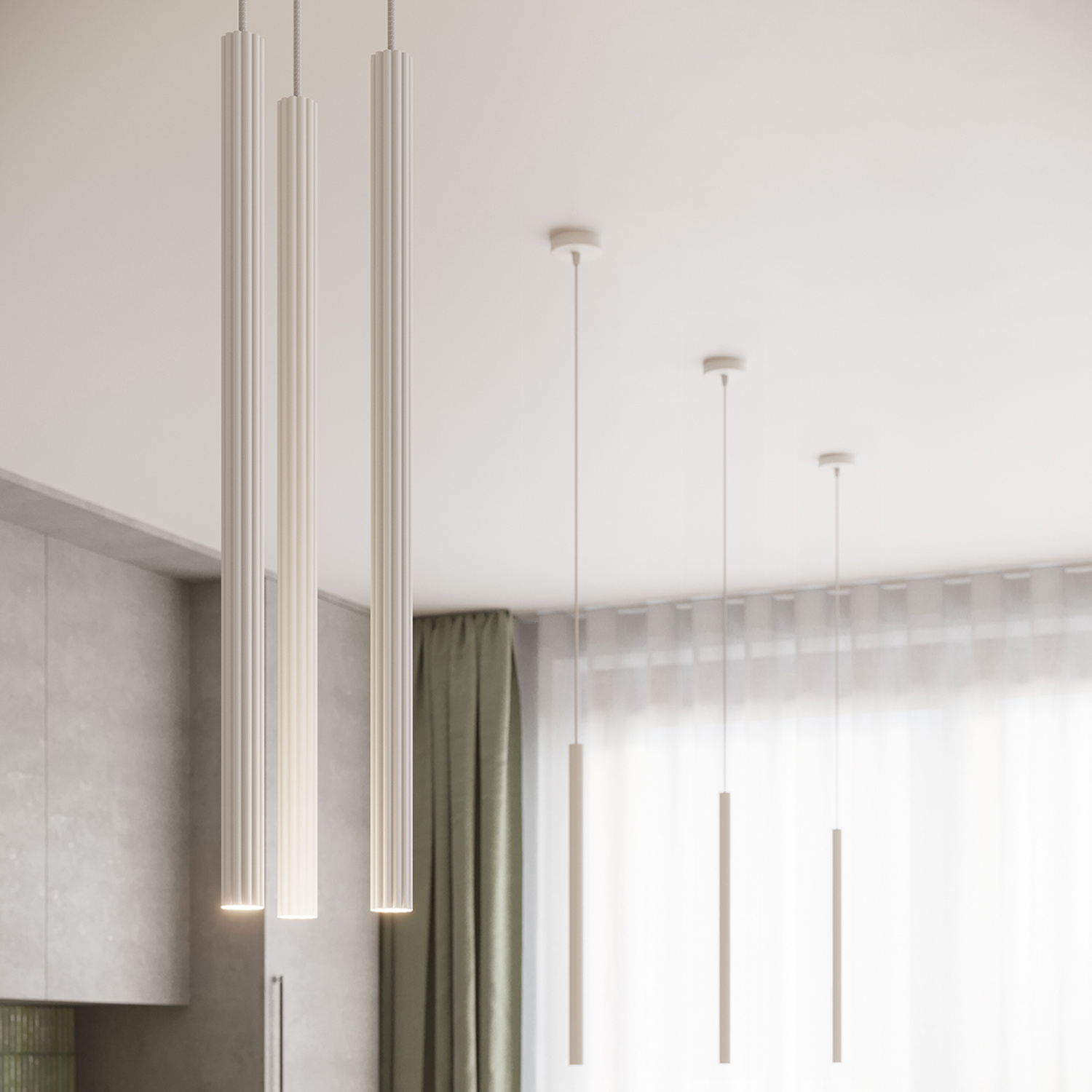 Pendant Lamp Arche 2P White - Thumbnail 15