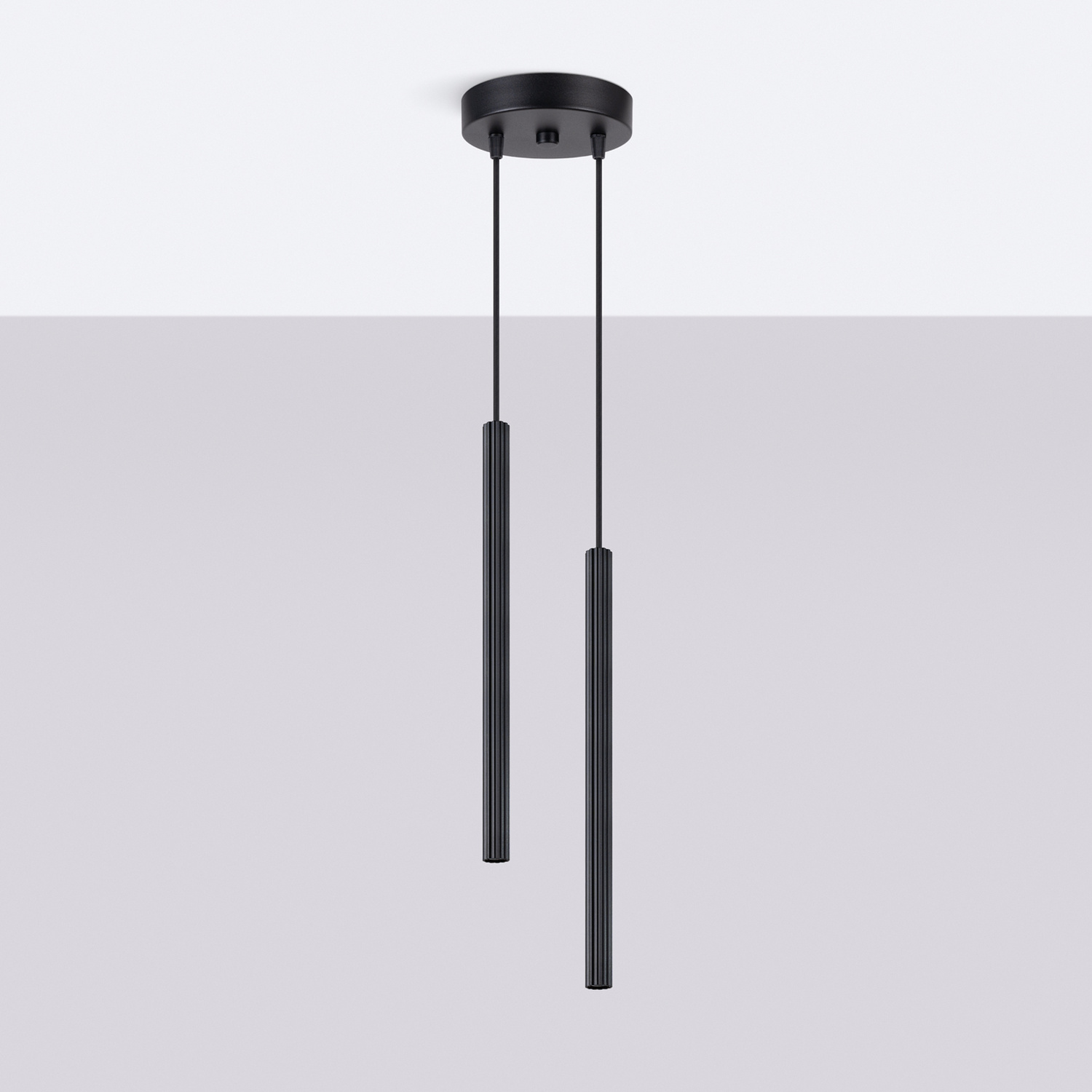 Pendant Lamp Arche 2P Black - Thumbnail 3
