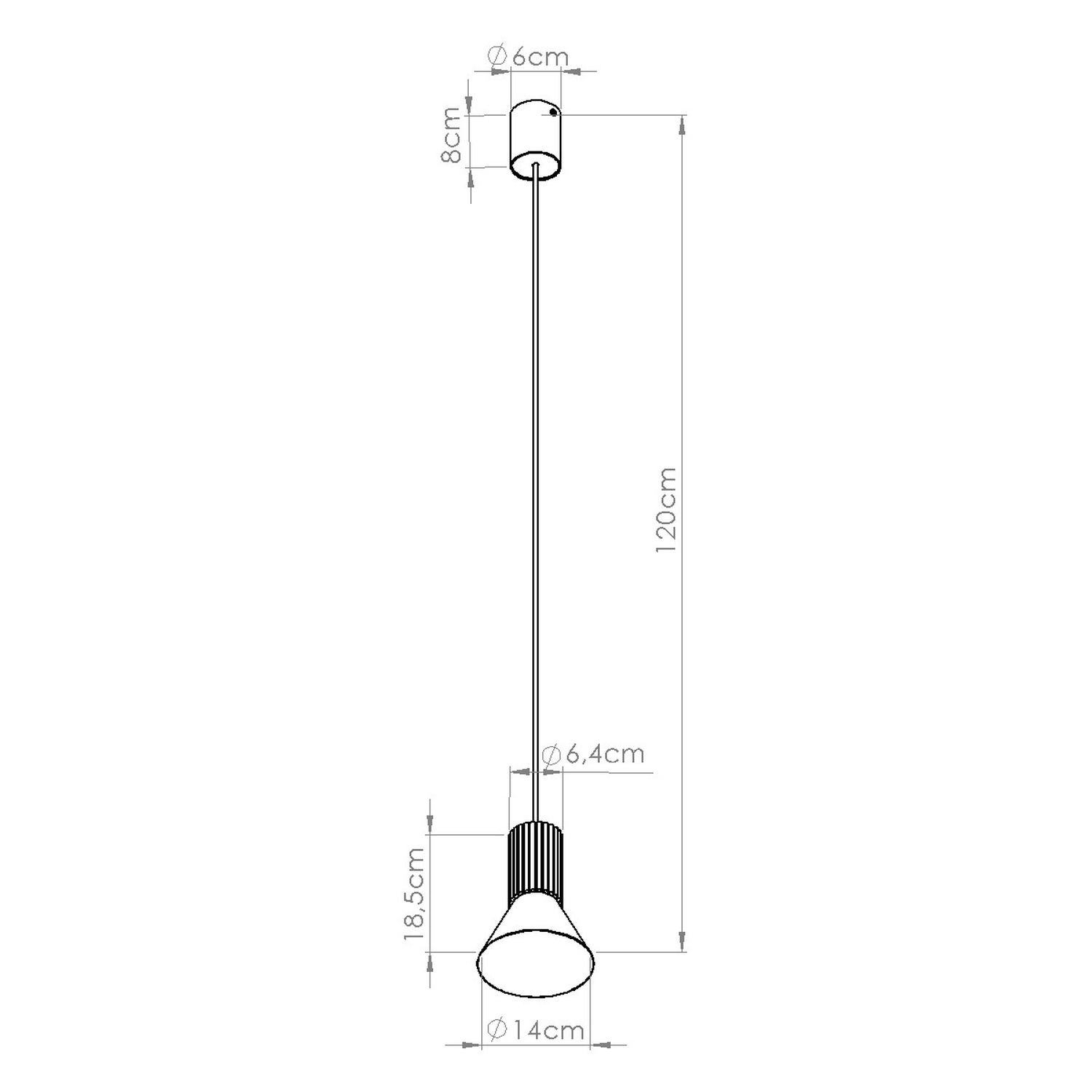 Pendant Lamp Estria 1 Beige/Olive Green - Thumbnail 11
