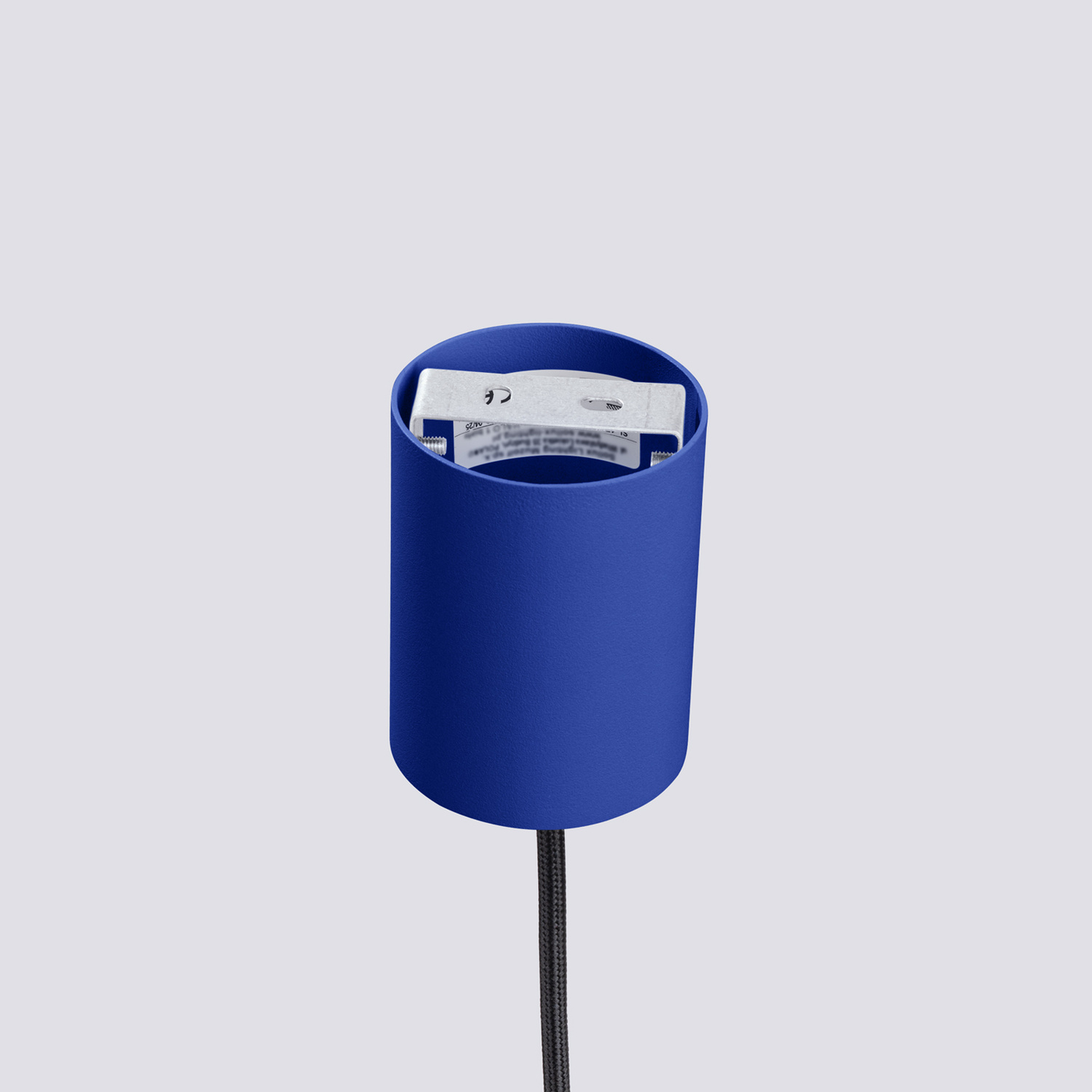 Pendant Lamp Estria 1 White/Ultramarine - Thumbnail 10