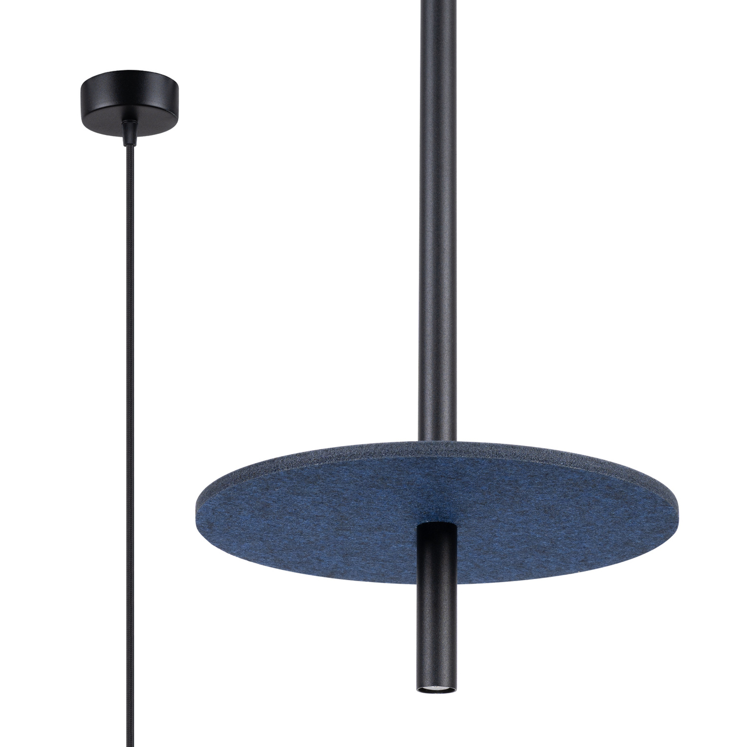 Pendant Lamp Feltro 1 Black/Navy