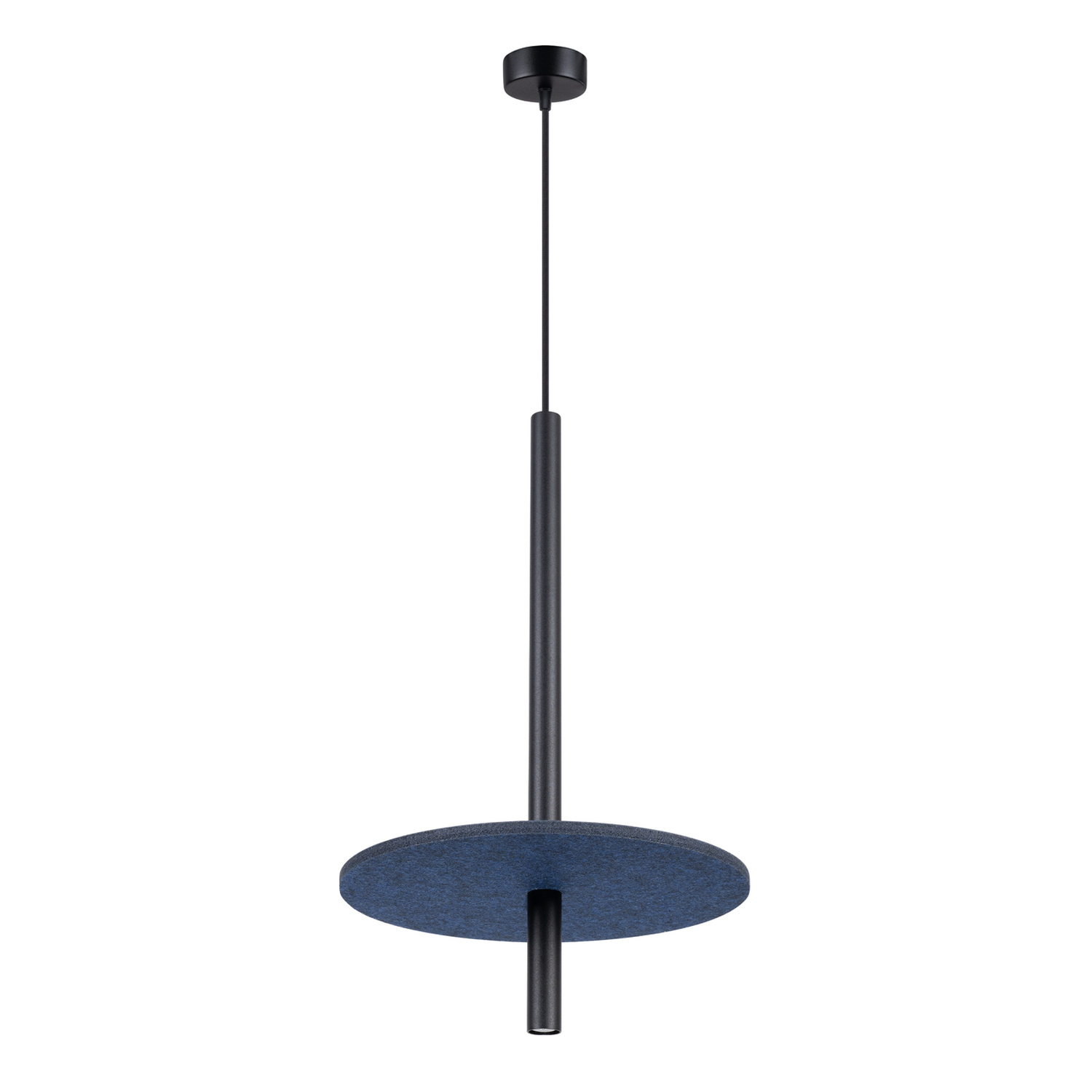 Pendant Lamp Feltro 1 Black/Navy - Thumbnail 2
