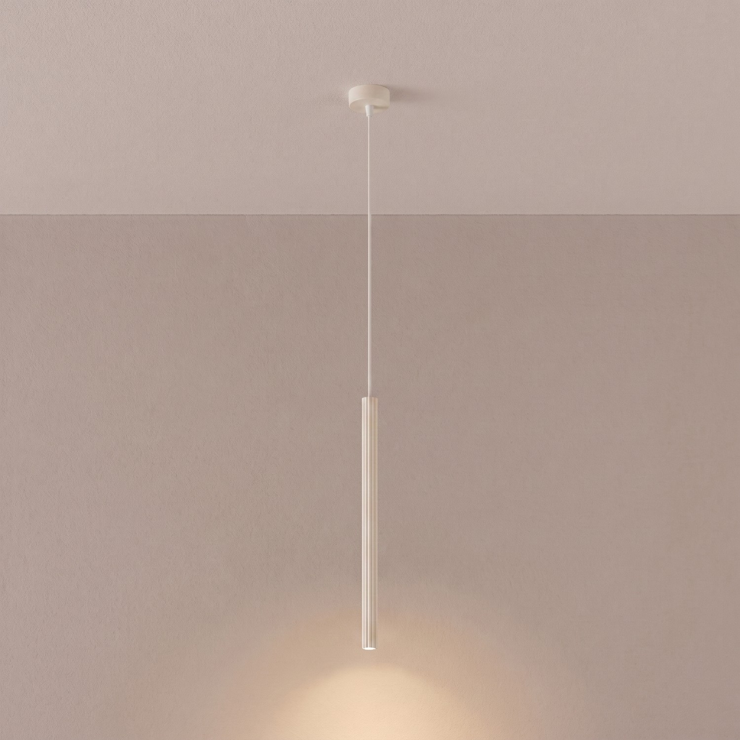 Pendant Lamp Arche 1 Beige - Thumbnail 3