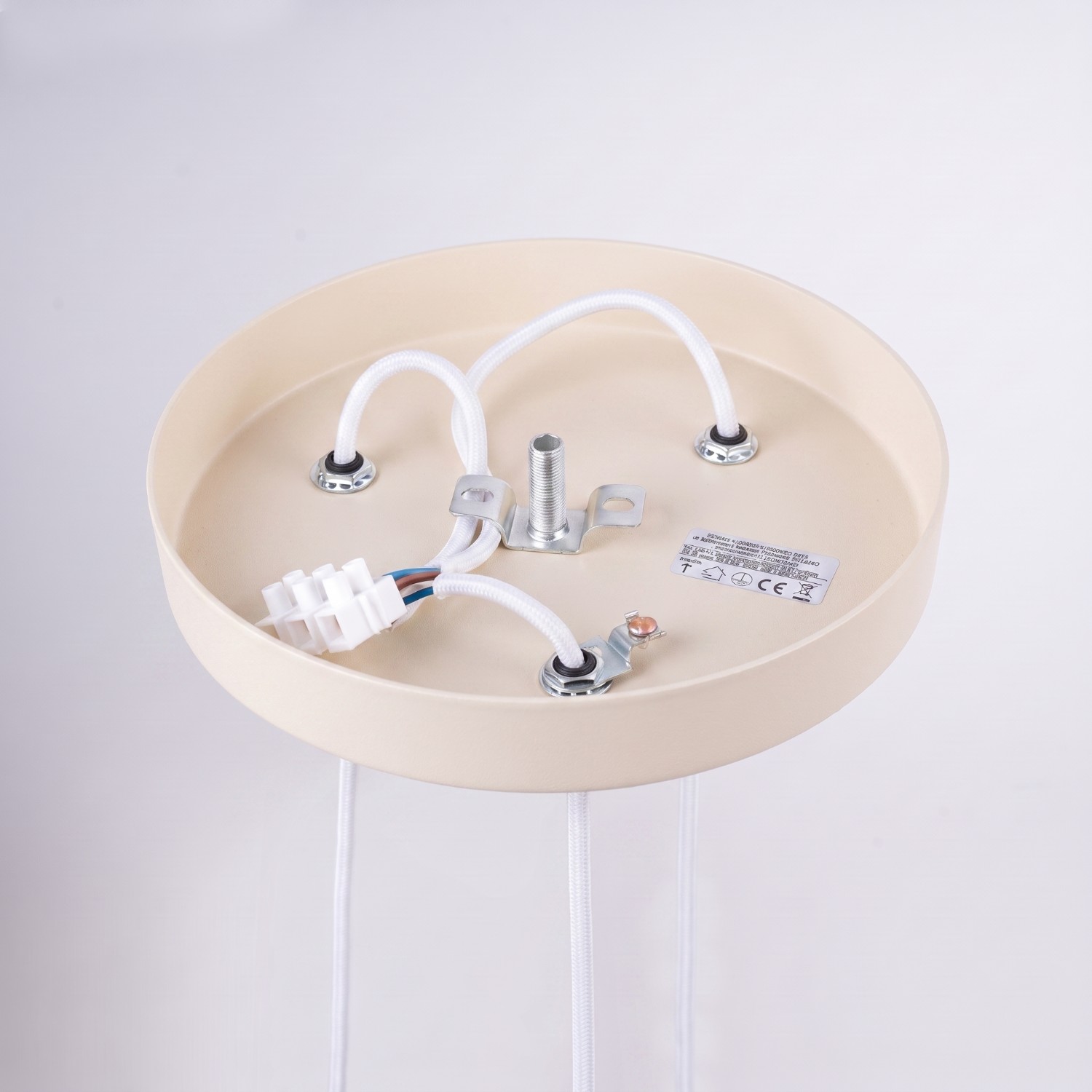 Pendant Lamp Arche 3P Beige - Thumbnail 4