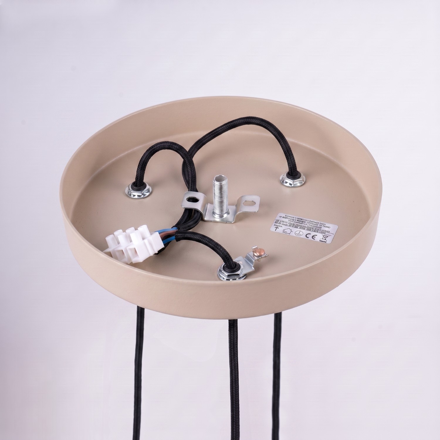 Pendant Lamp Arche 3P Taupe - Thumbnail 4