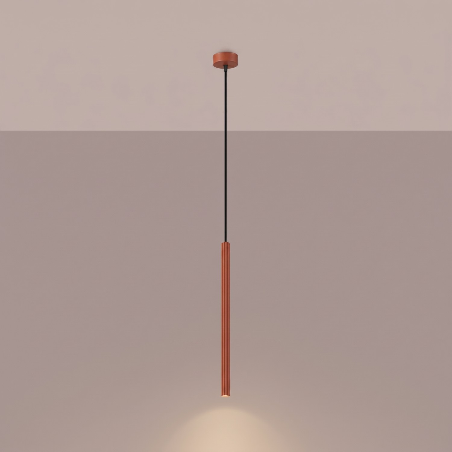 Pendant Lamp Arche 1 Red Ochre - Thumbnail 3