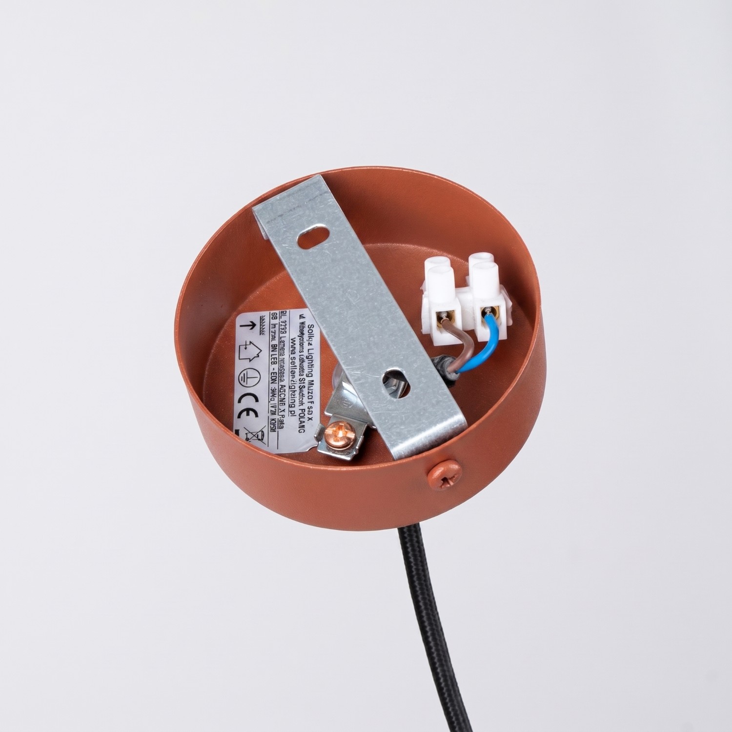 Pendant Lamp Arche 1 Red Ochre - Thumbnail 4