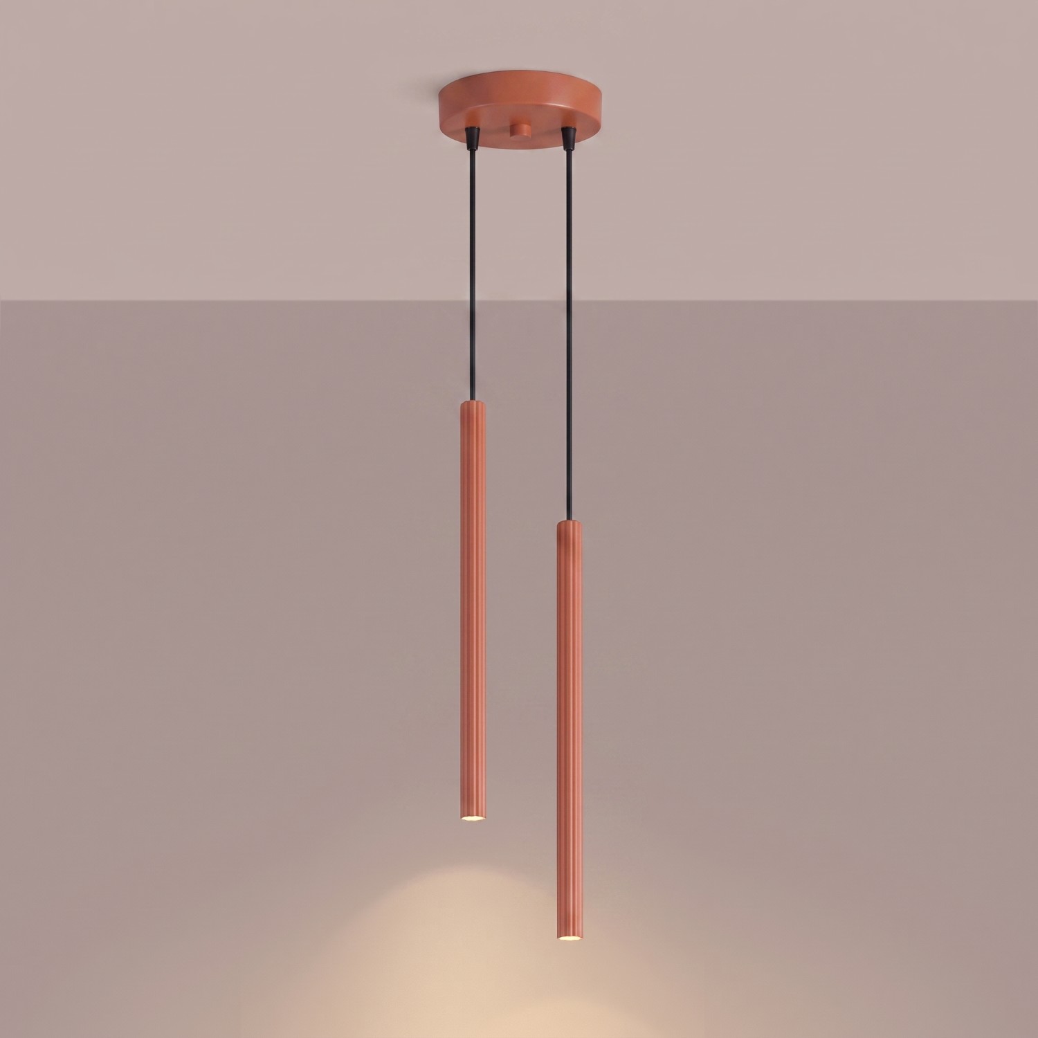 Pendant Lamp Arche 2P Red Ochre - Thumbnail 3