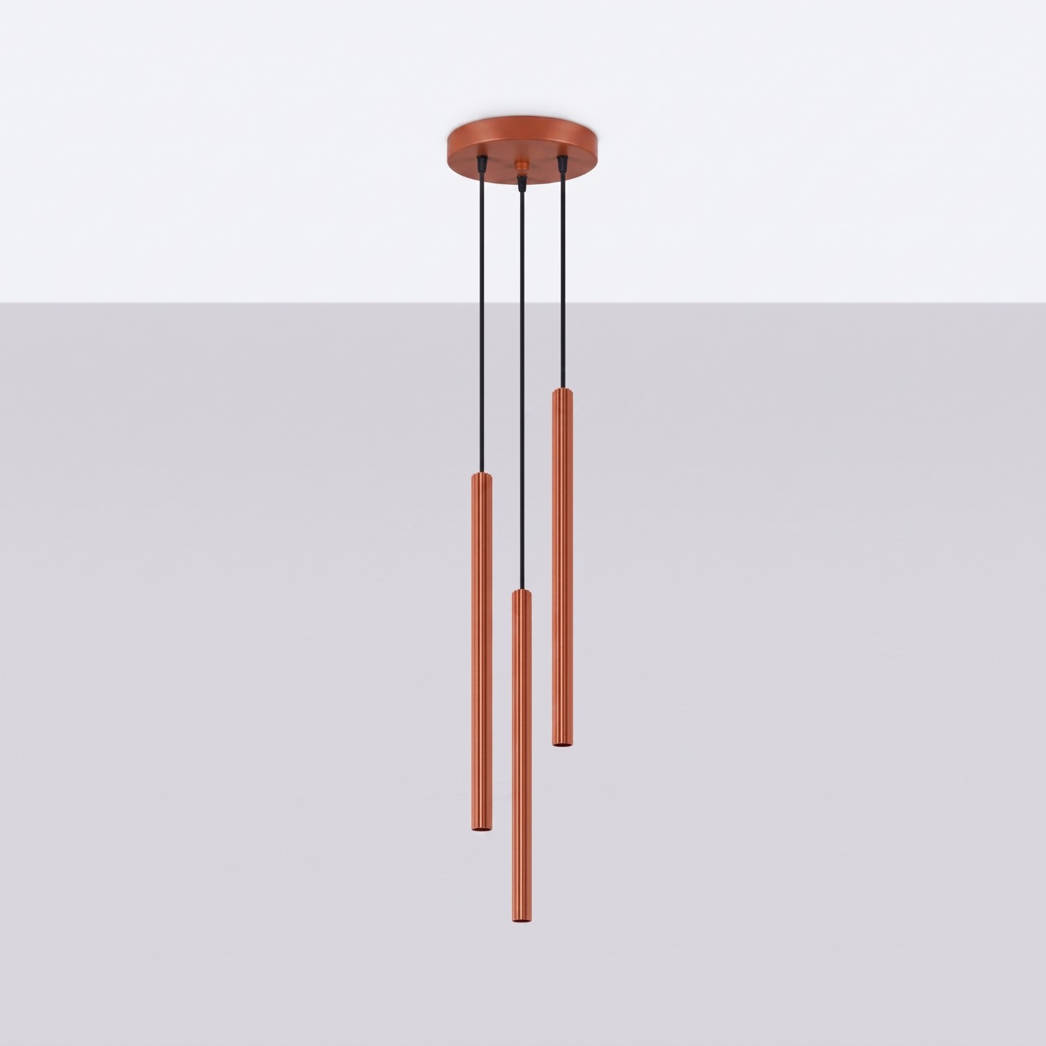 Pendant Lamp Arche 3P Red Ochre - Thumbnail 2
