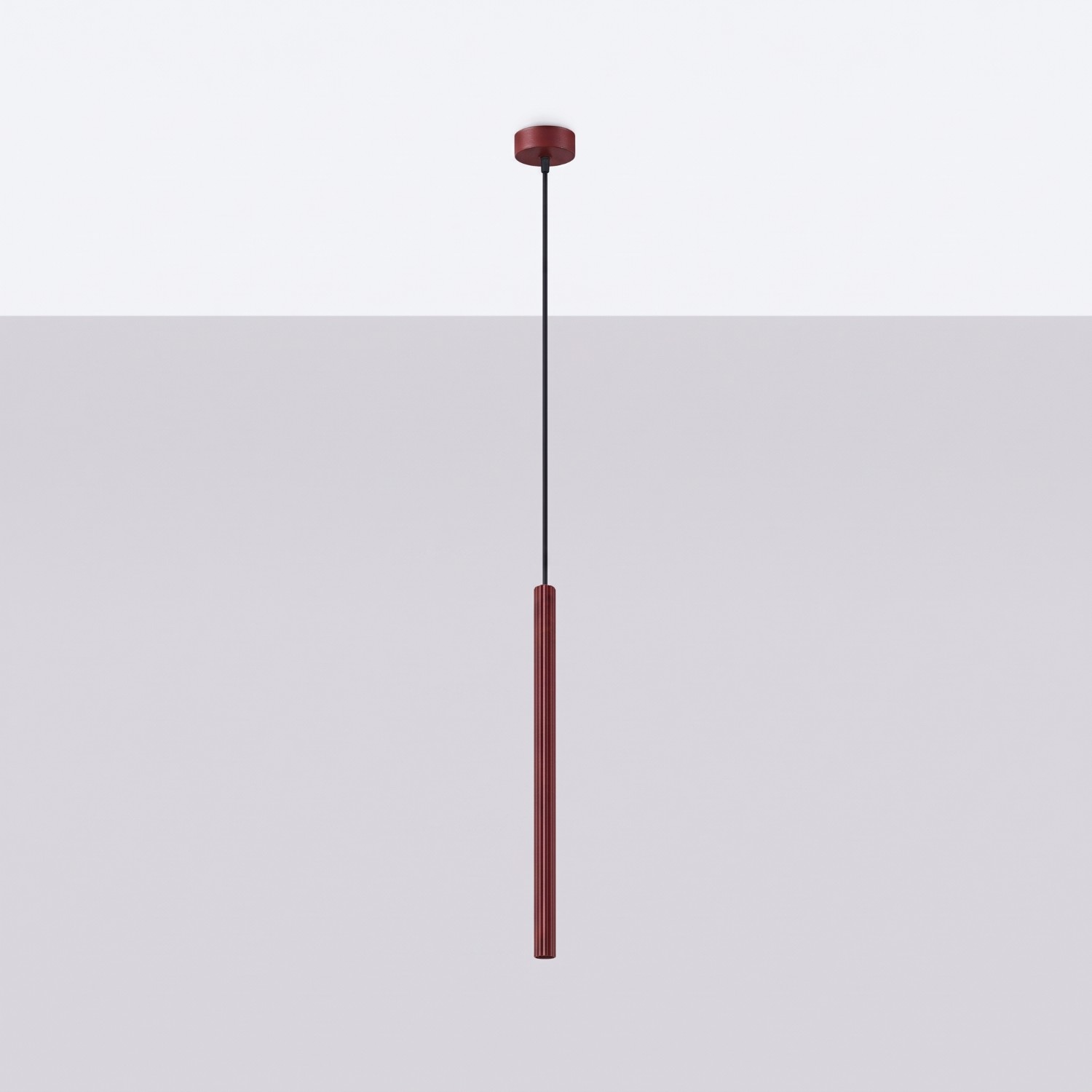 Pendant Lamp Arche 1 Burgundy - Thumbnail 2
