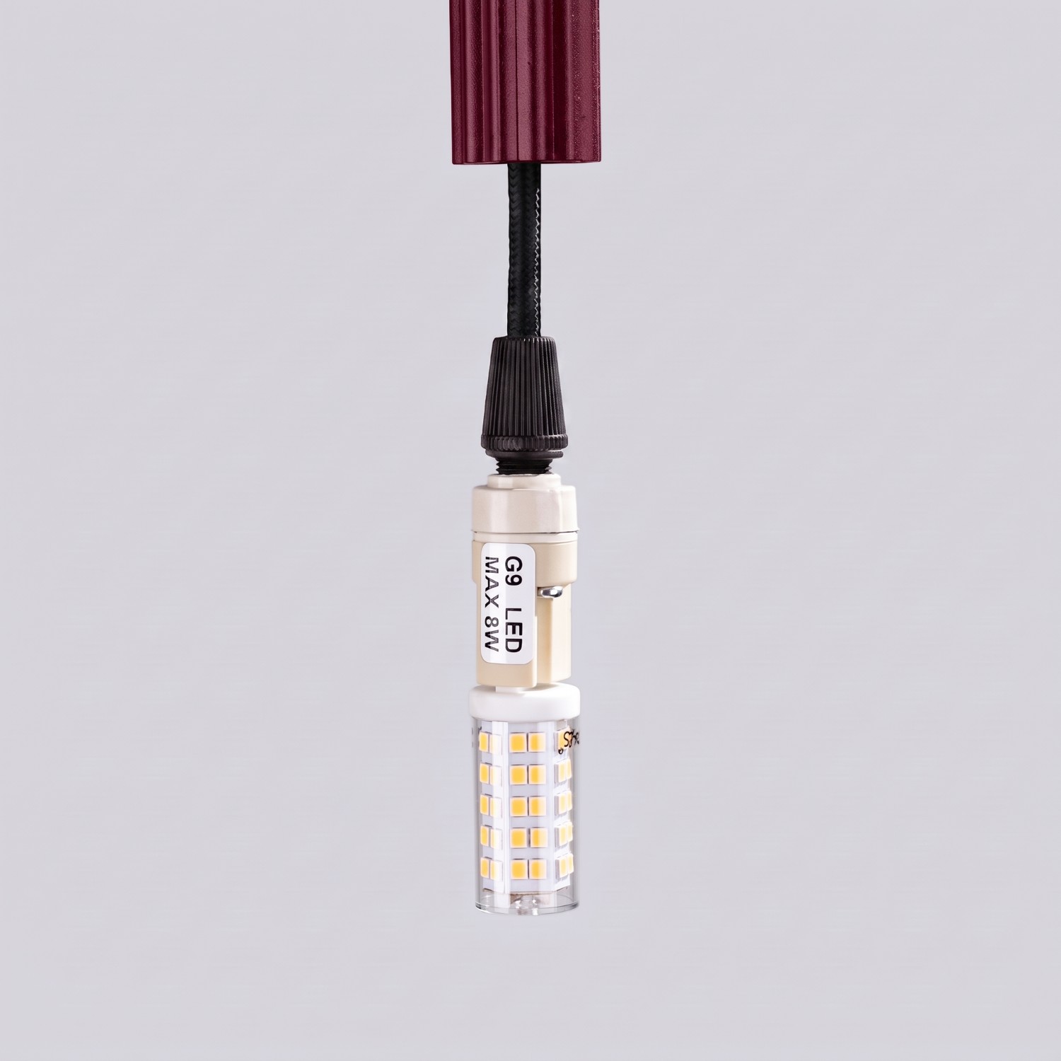 Pendant Lamp Arche 1 Burgundy - Thumbnail 7