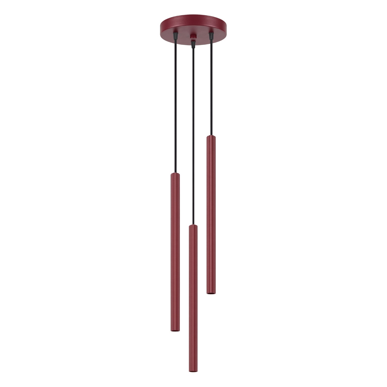 Pendant Lamp Arche 3P Burgundy
