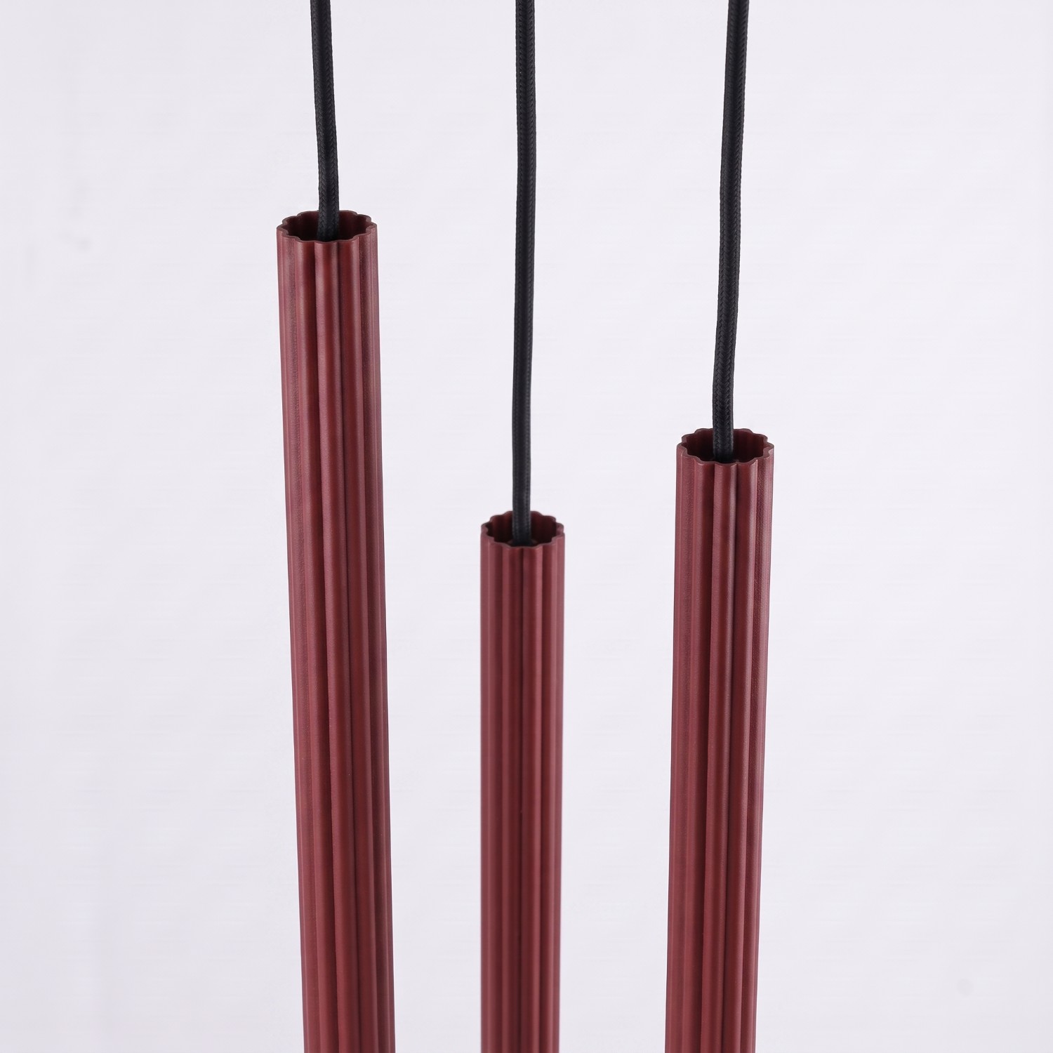 Pendant Lamp Arche 3P Burgundy - Thumbnail 6