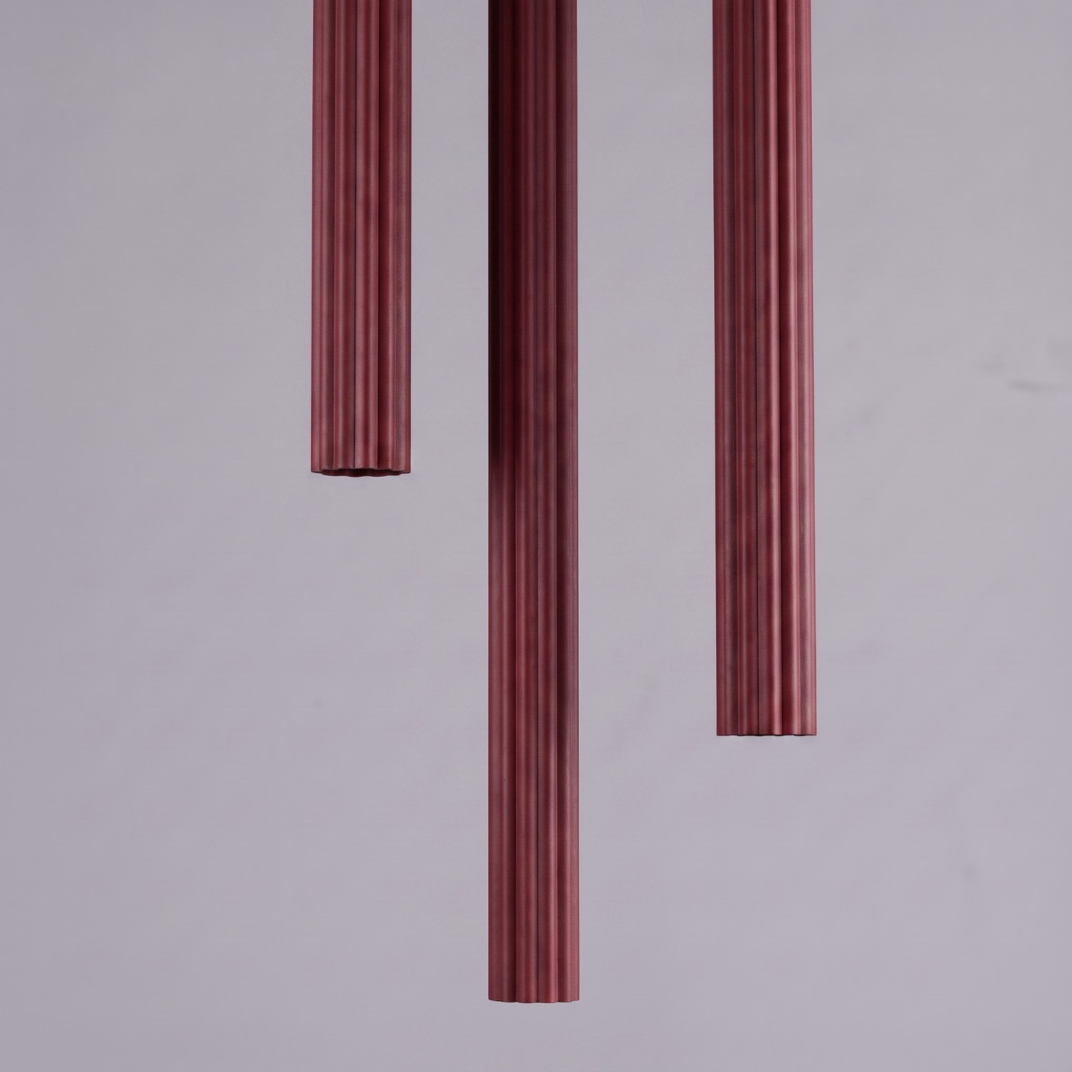 Pendant Lamp Arche 3P Burgundy - Thumbnail 7