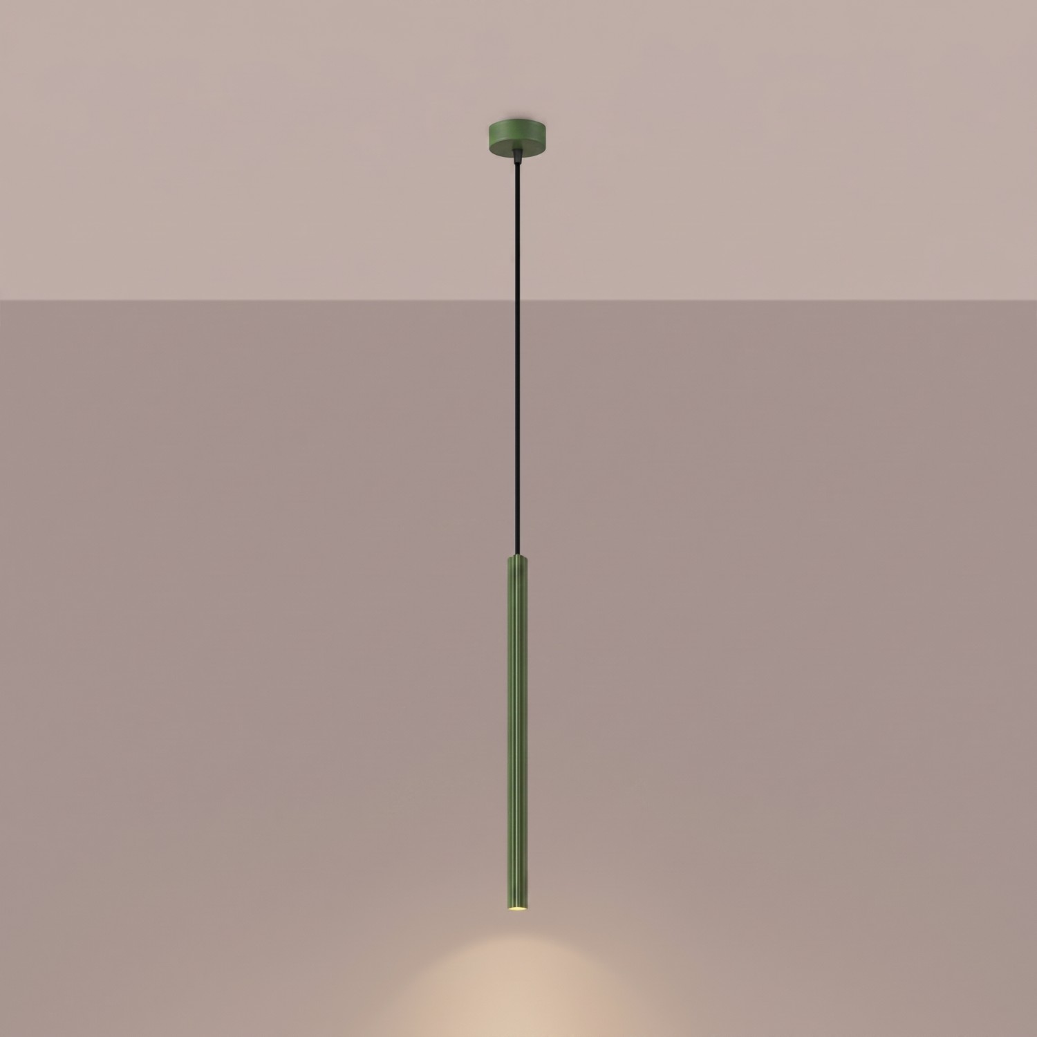 Pendant Lamp Arche 1 Olive Green - Thumbnail 3