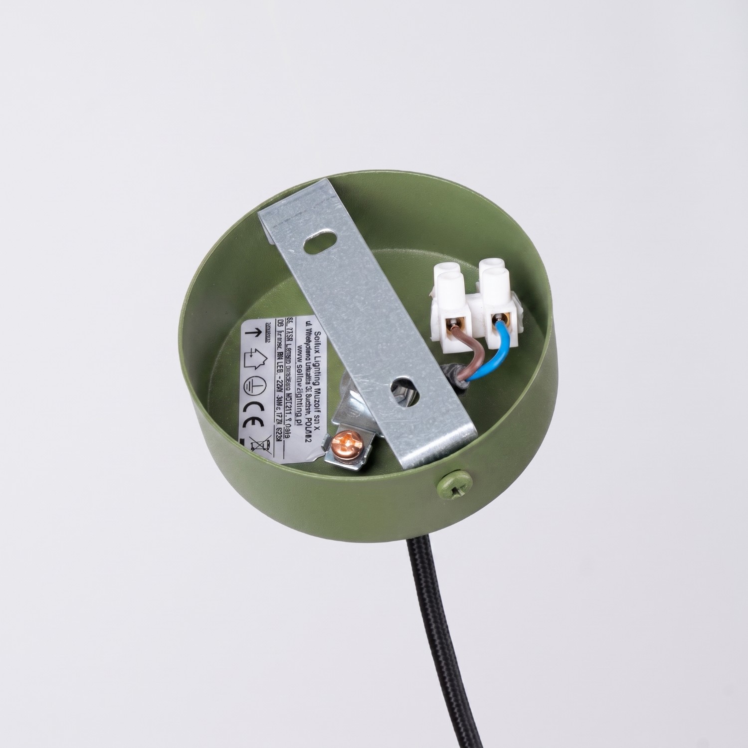 Pendant Lamp Arche 1 Olive Green - Thumbnail 4