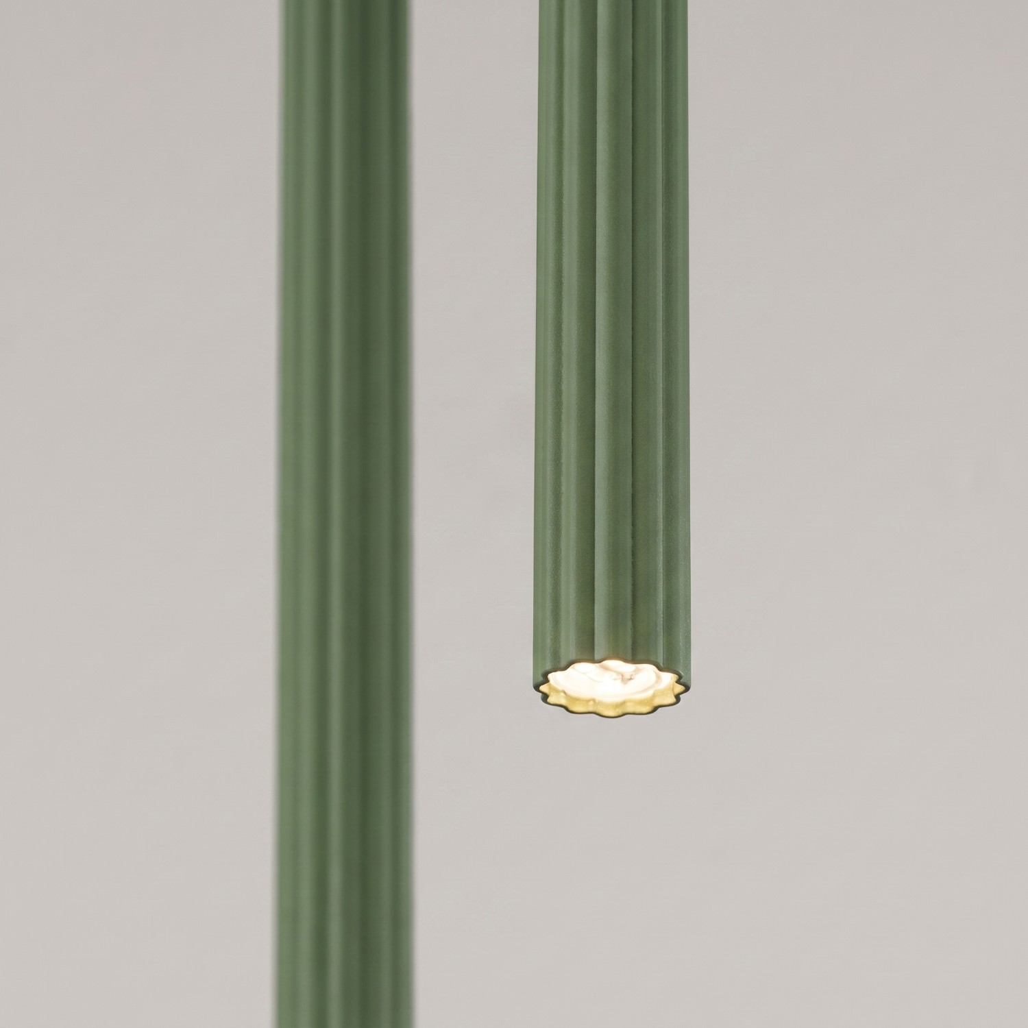 Pendant Lamp Arche 2P Olive Green - Thumbnail 4