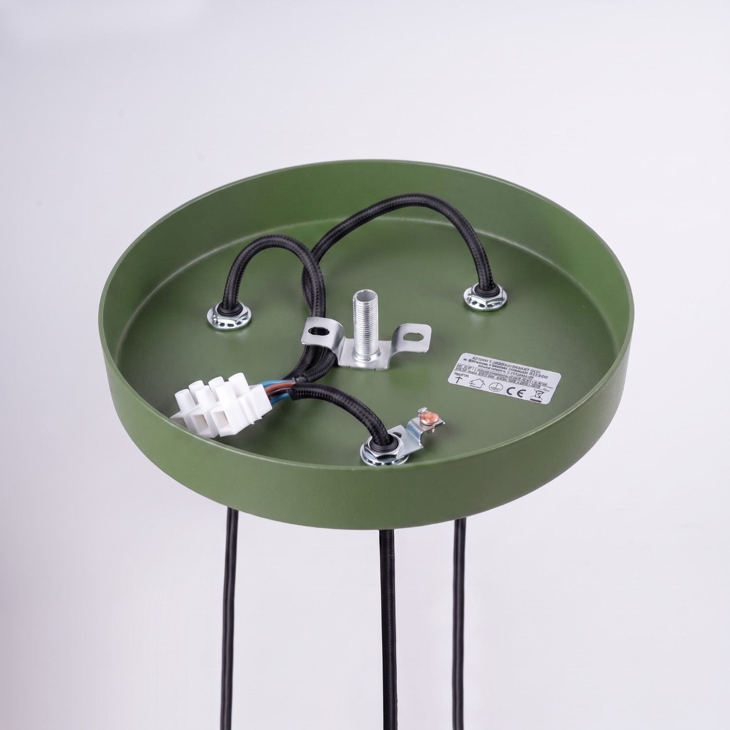 Pendant Lamp Arche 3P Olive Green - Thumbnail 4