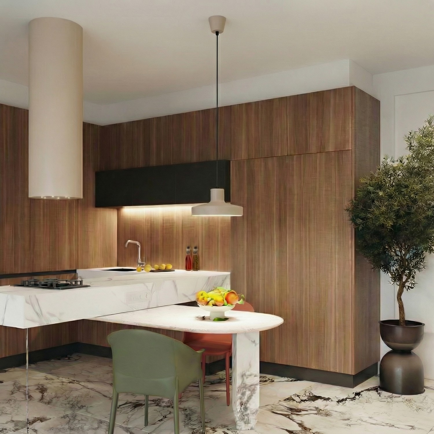 Pendant Lamp Bilo Taupe - Thumbnail 13