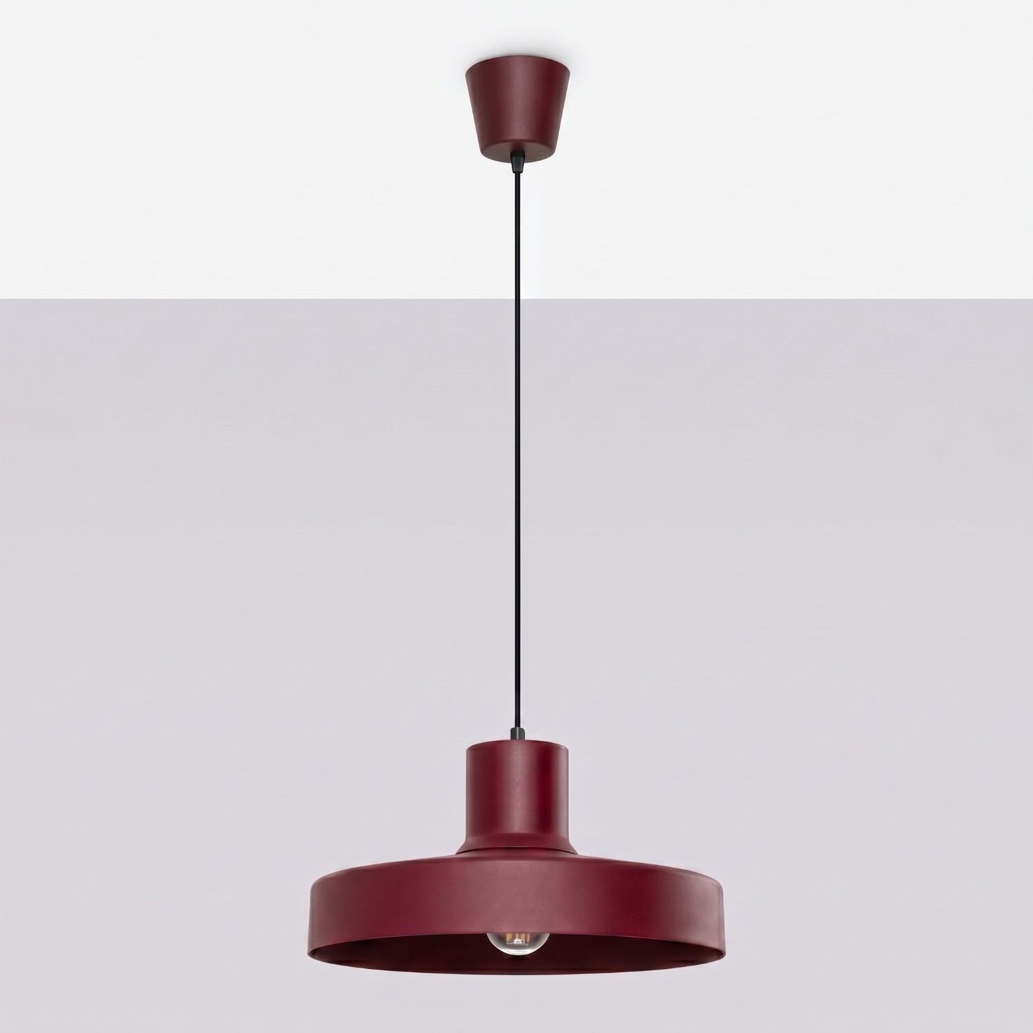 Pendant Lamp Bilo Burgundy - Thumbnail 2