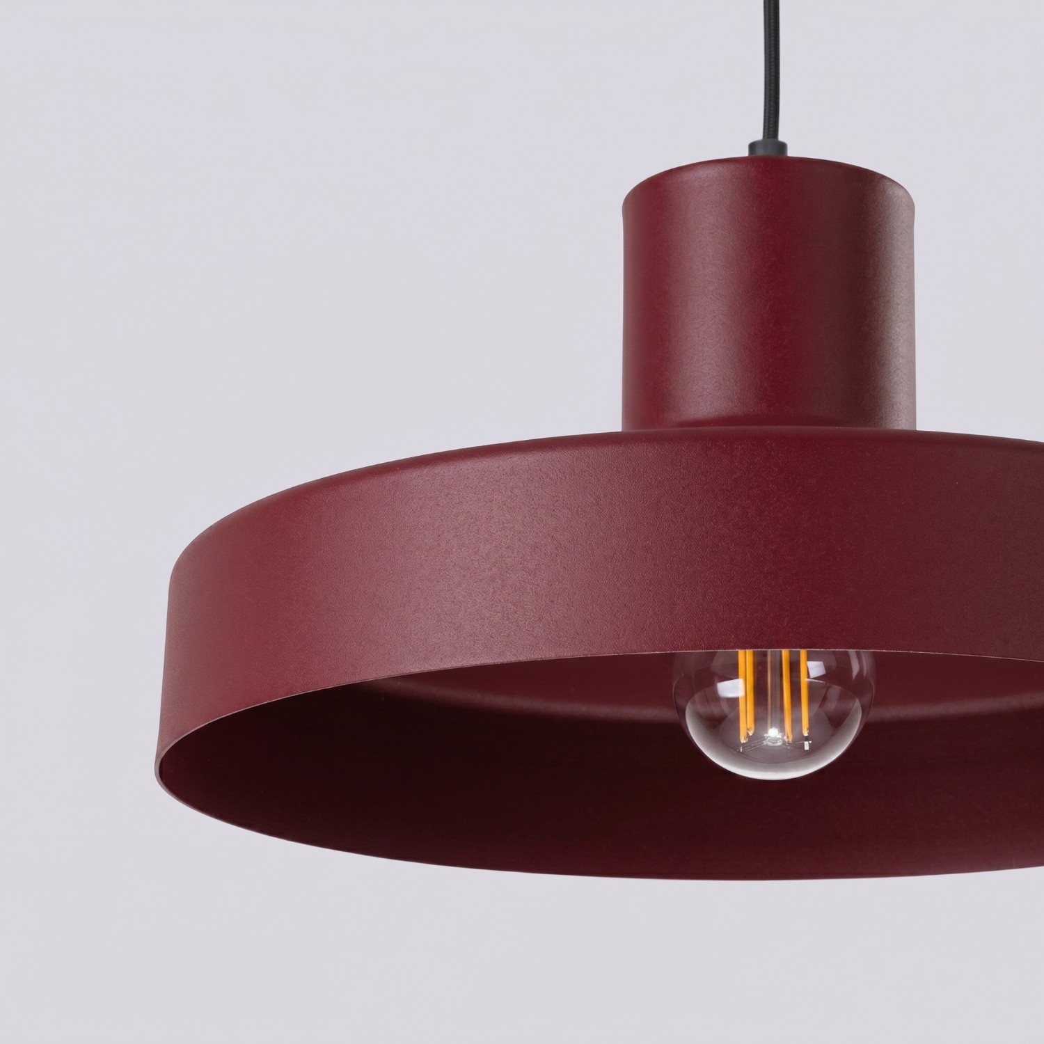 Pendant Lamp Bilo Burgundy - Thumbnail 6