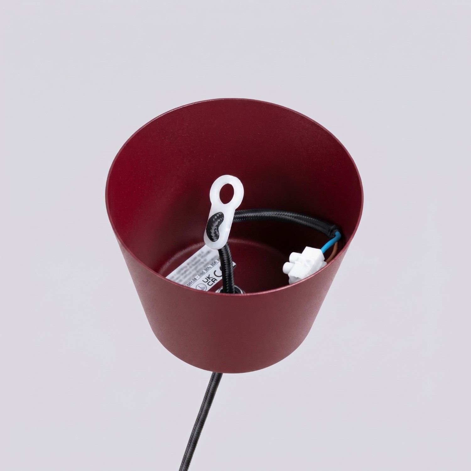 Pendant Lamp Bilo Burgundy - Thumbnail 9