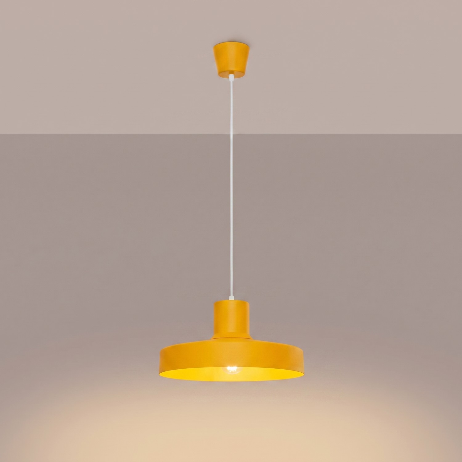 Pendant Lamp Bilo Yellow - Thumbnail 3
