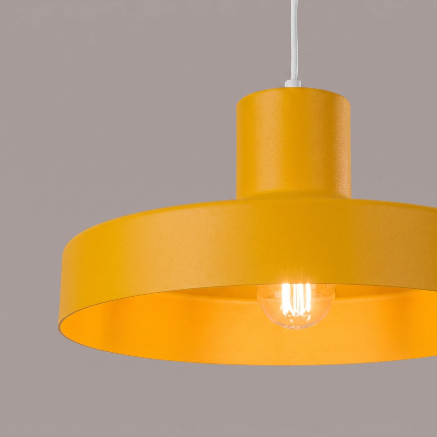 Pendant Lamp Bilo Yellow - Thumbnail 4