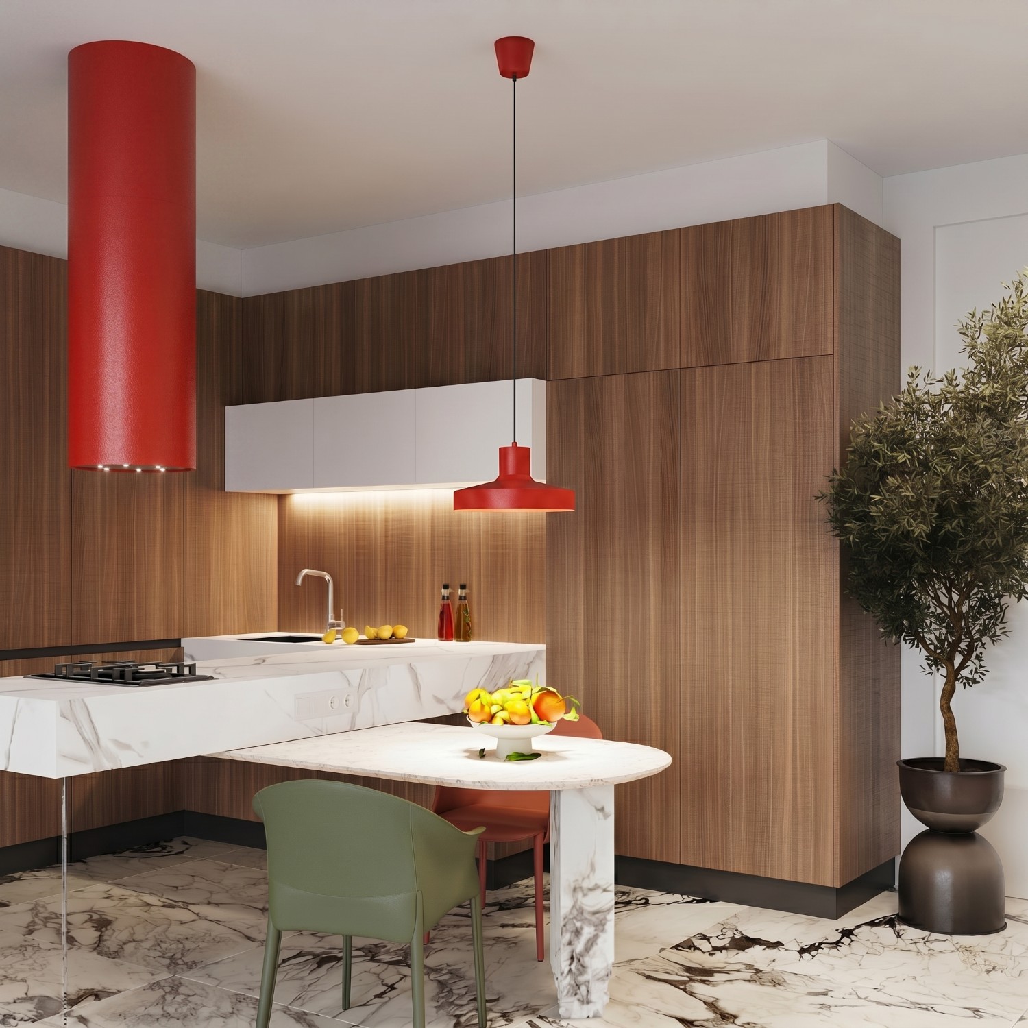 Pendant Lamp Bilo Red - Thumbnail 13