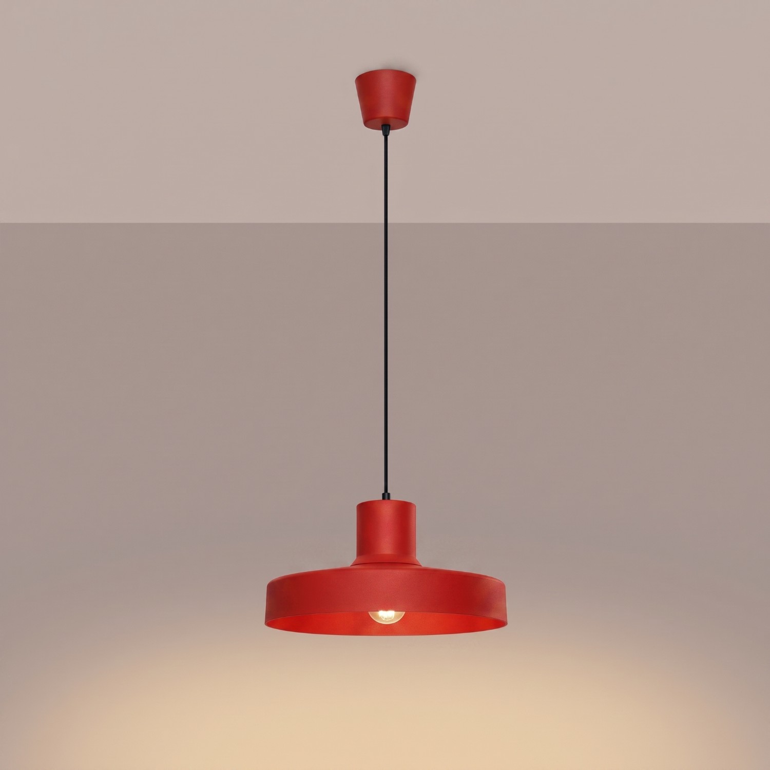 Pendant Lamp Bilo Red - Thumbnail 3