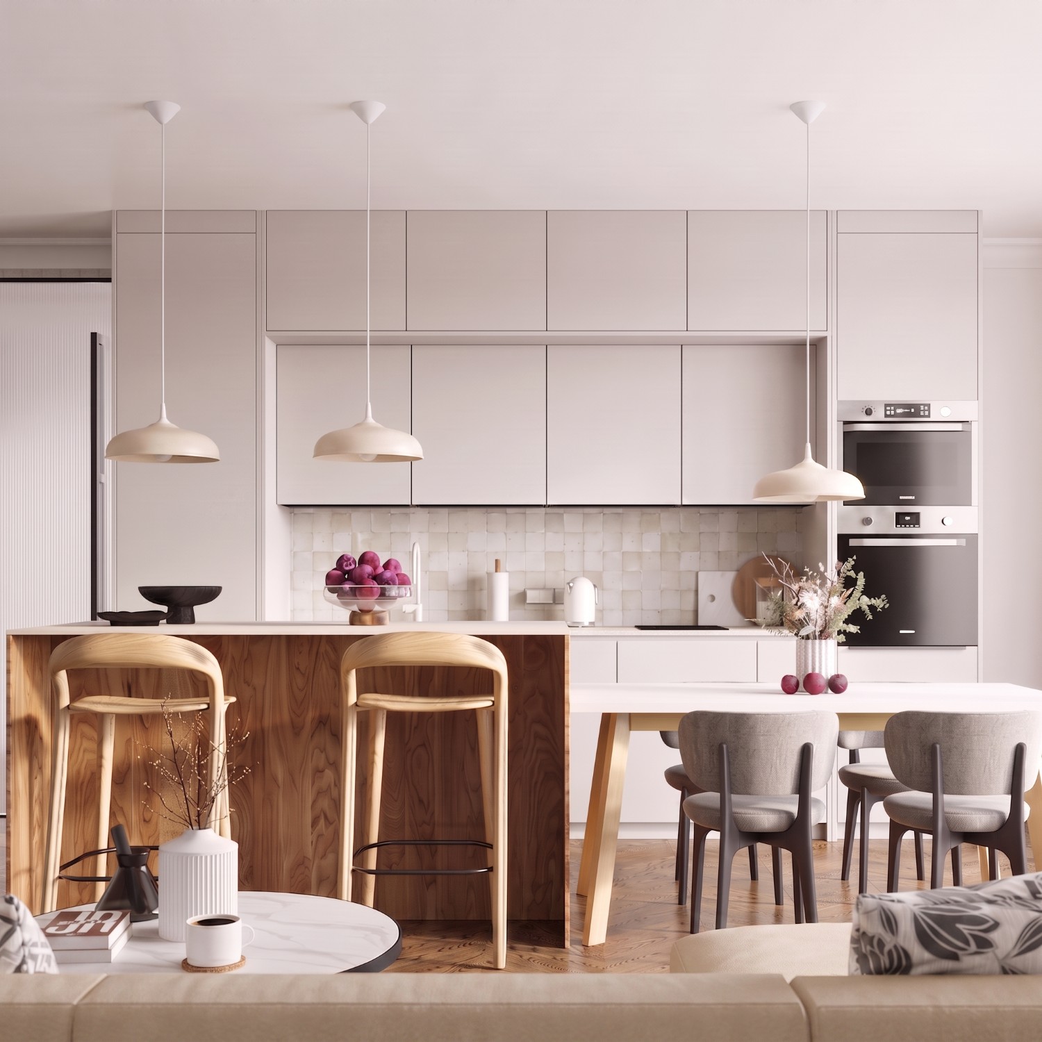 Pendant Lamp Gina Beige - Thumbnail 14