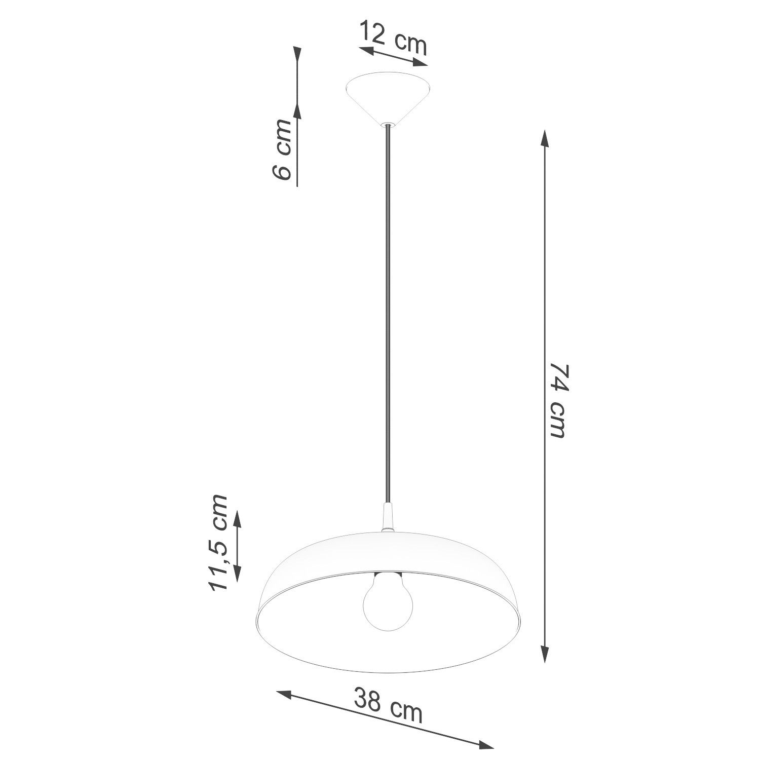 Pendant Lamp Gina Red Ochre - Thumbnail 10