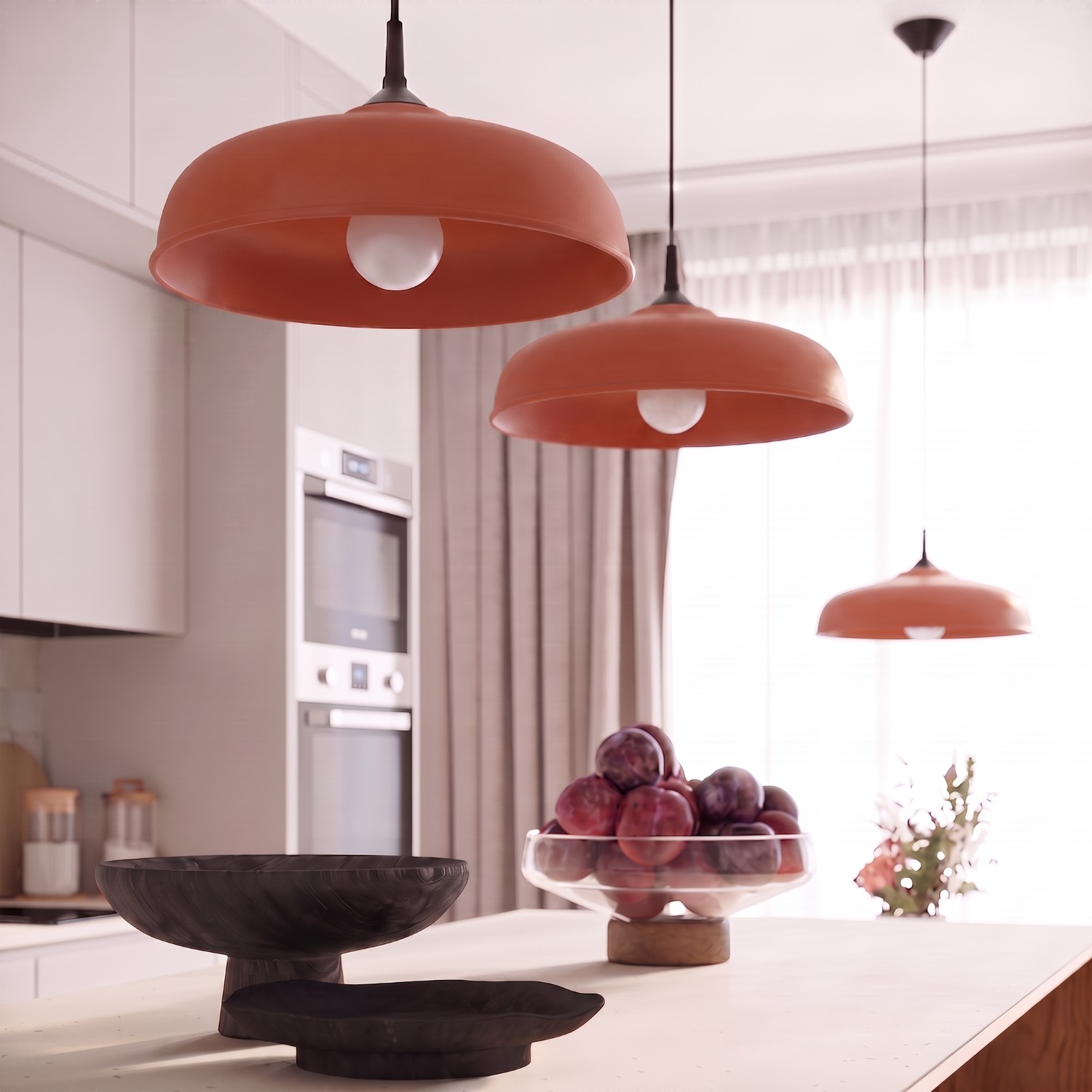 Pendant Lamp Gina Red Ochre - Thumbnail 12