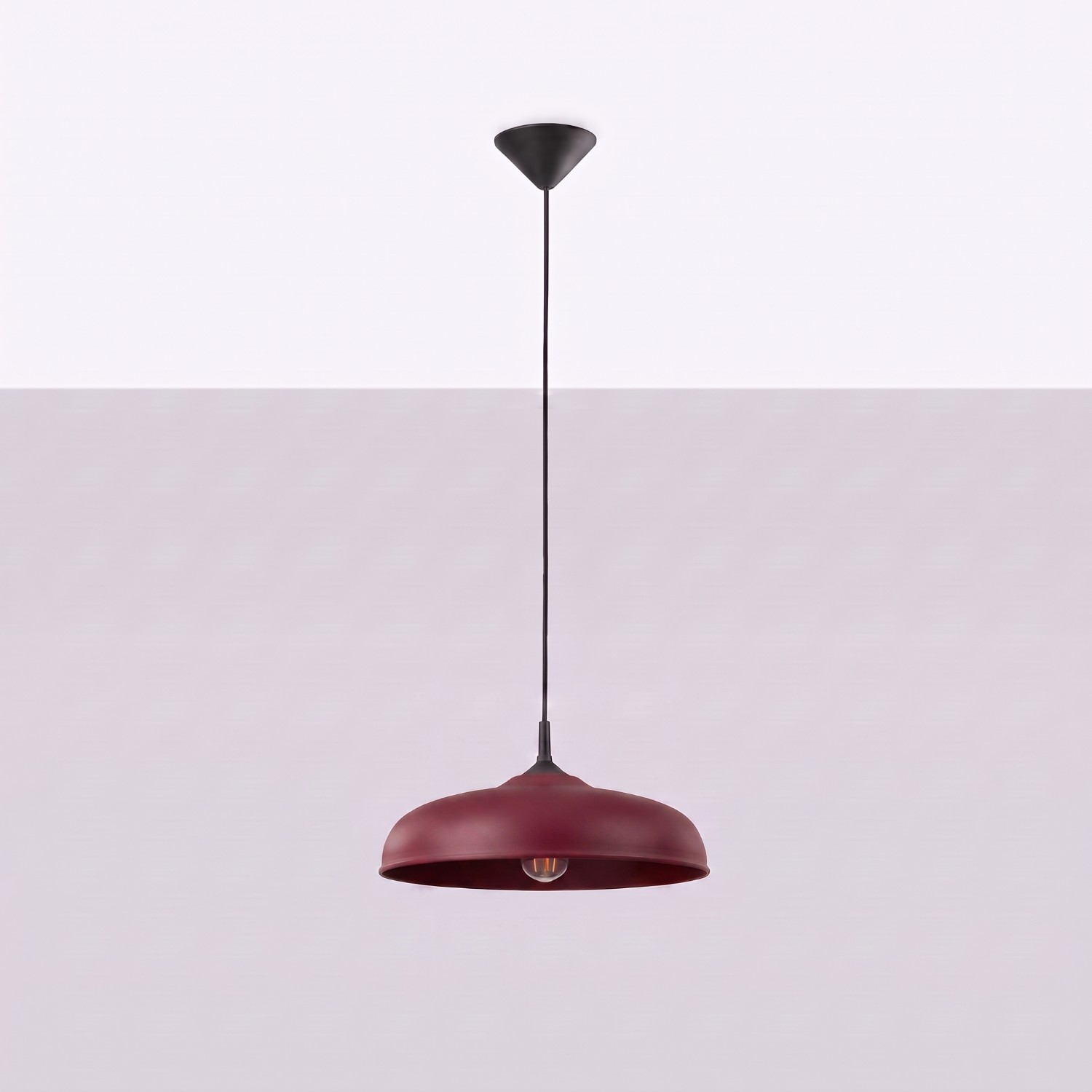 Pendant Lamp Gina Burgundy - Thumbnail 2