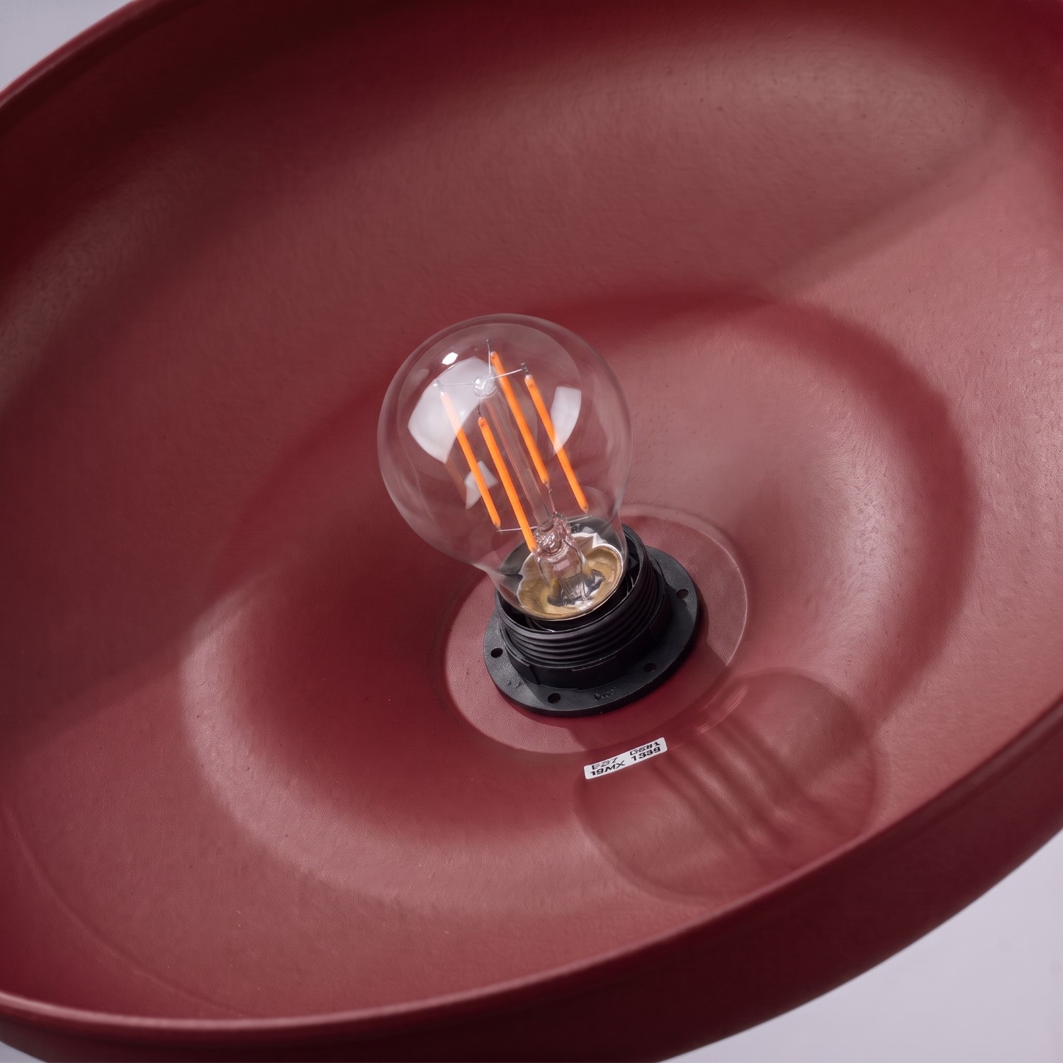 Pendant Lamp Gina Burgundy - Thumbnail 7