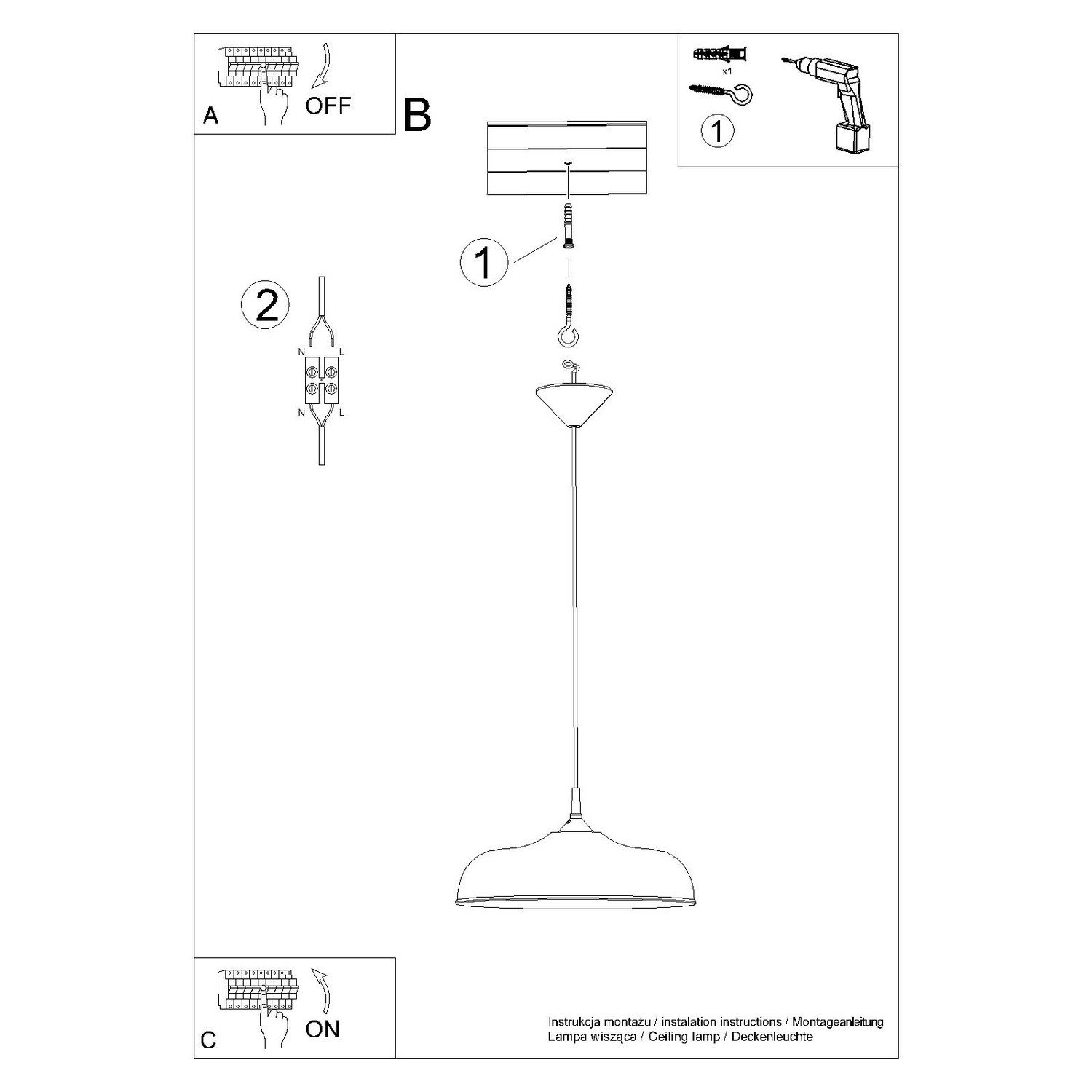 Pendant Lamp Gina Ultramarine - Thumbnail 11